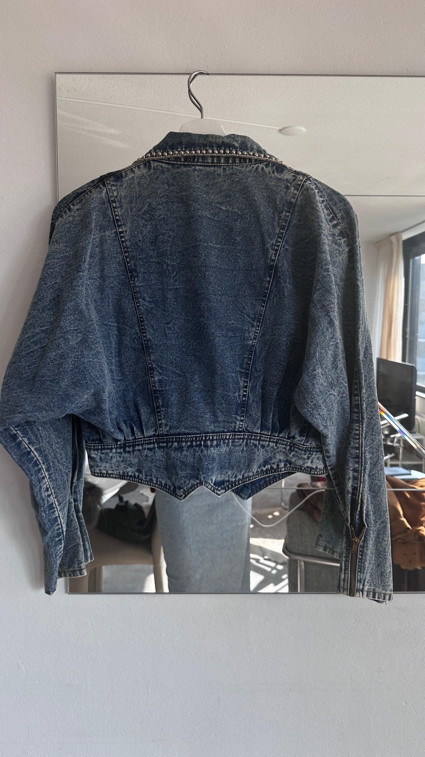 Vintage denim jasje 80s