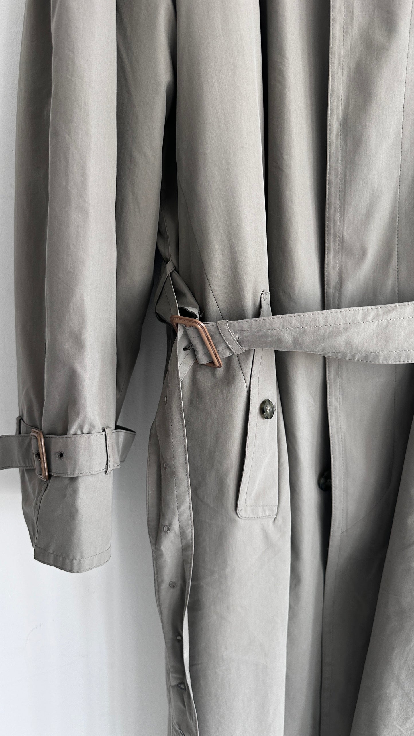 Vintage trenchcoat grijs