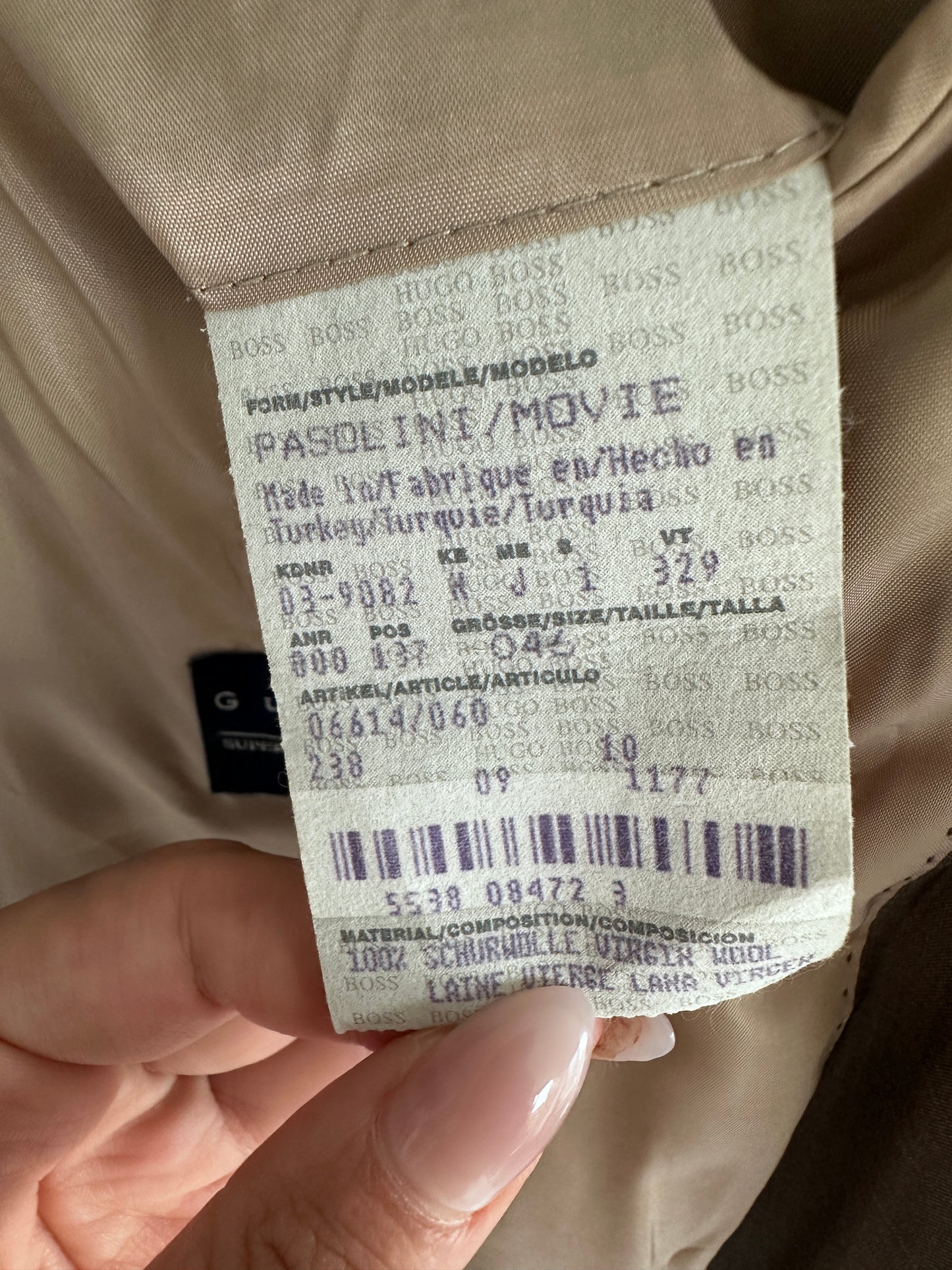 Hugo Boss blazer taupe
