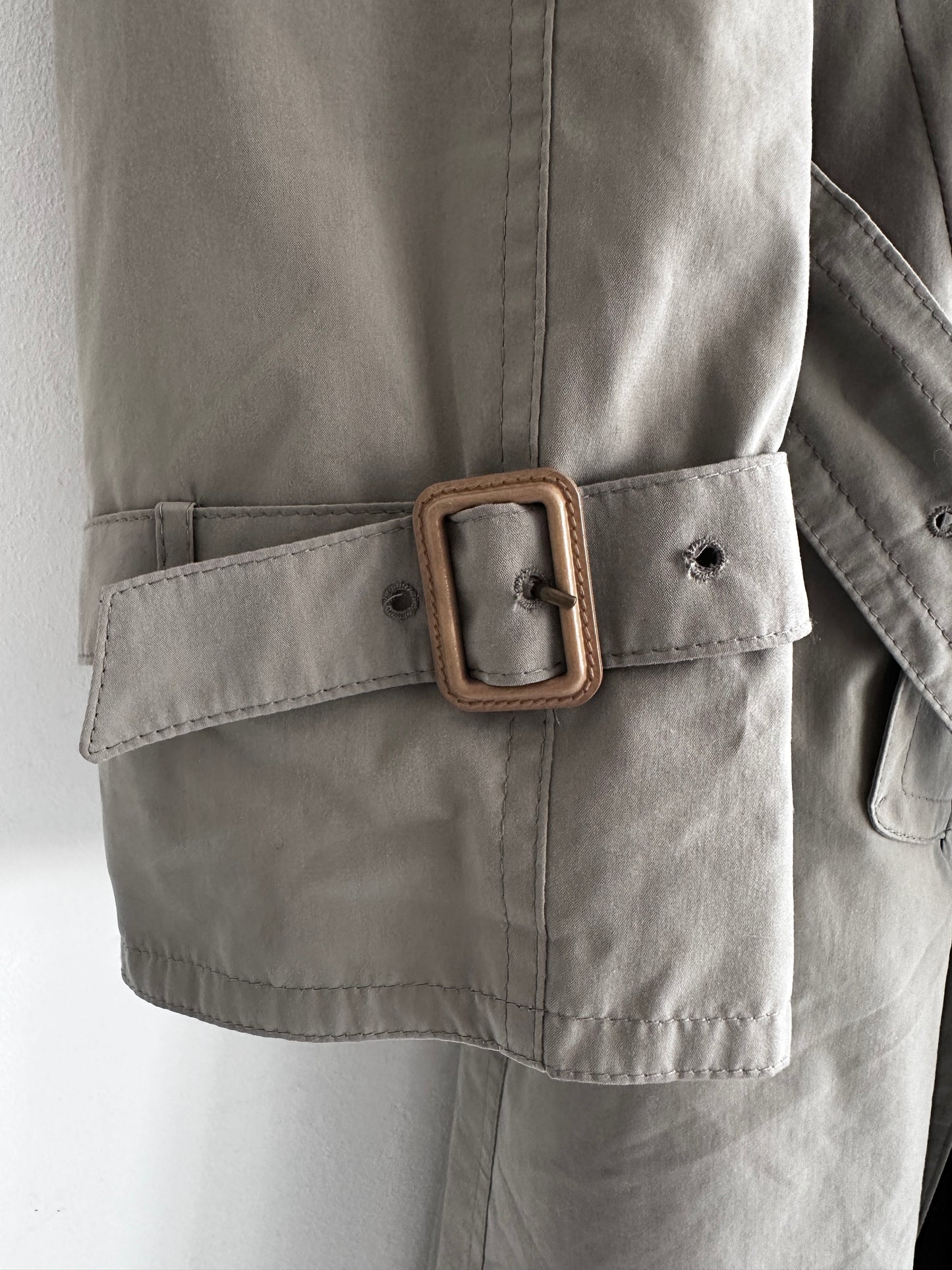 Vintage trenchcoat grijs