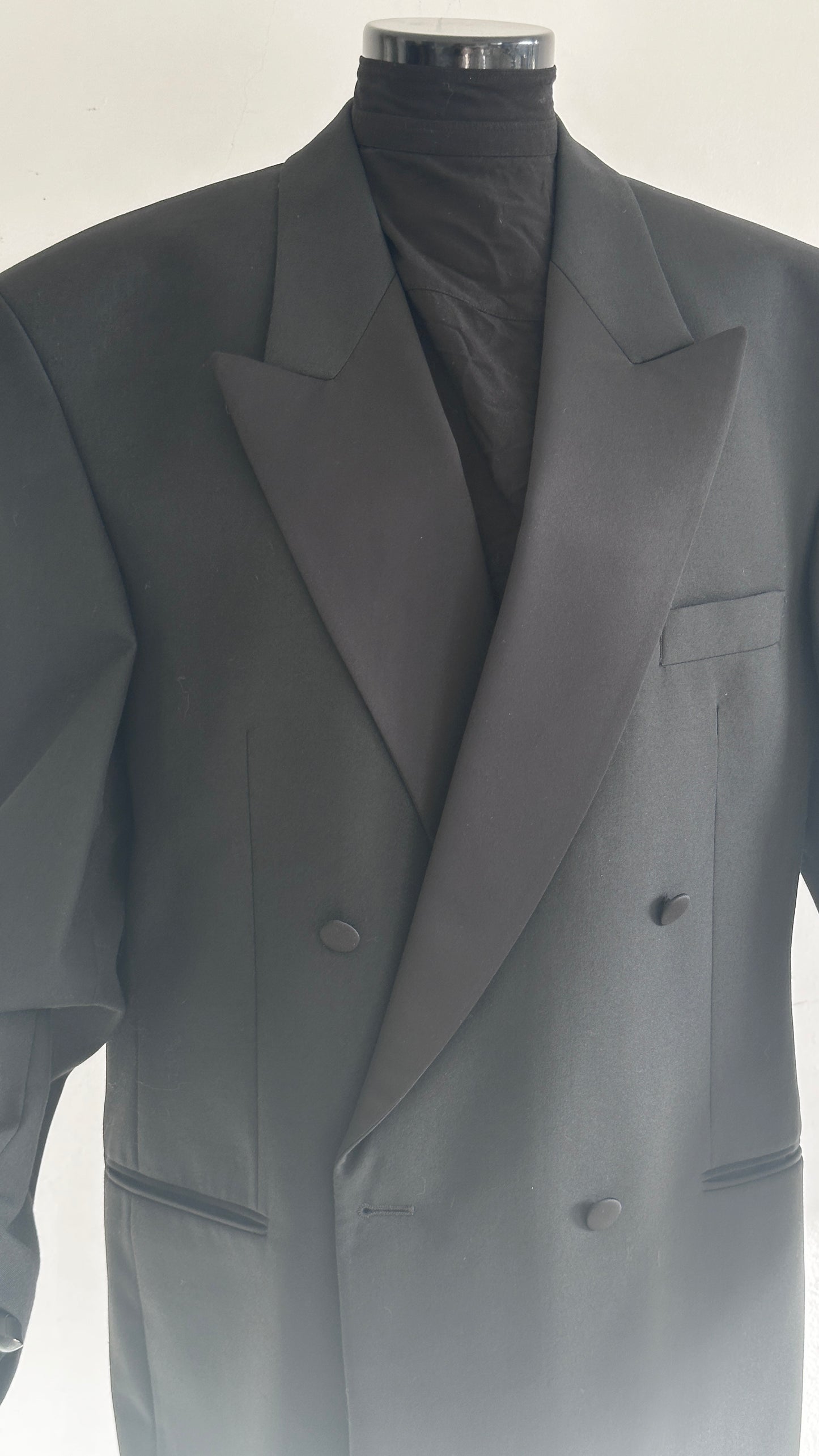 Oversized vintage suit black