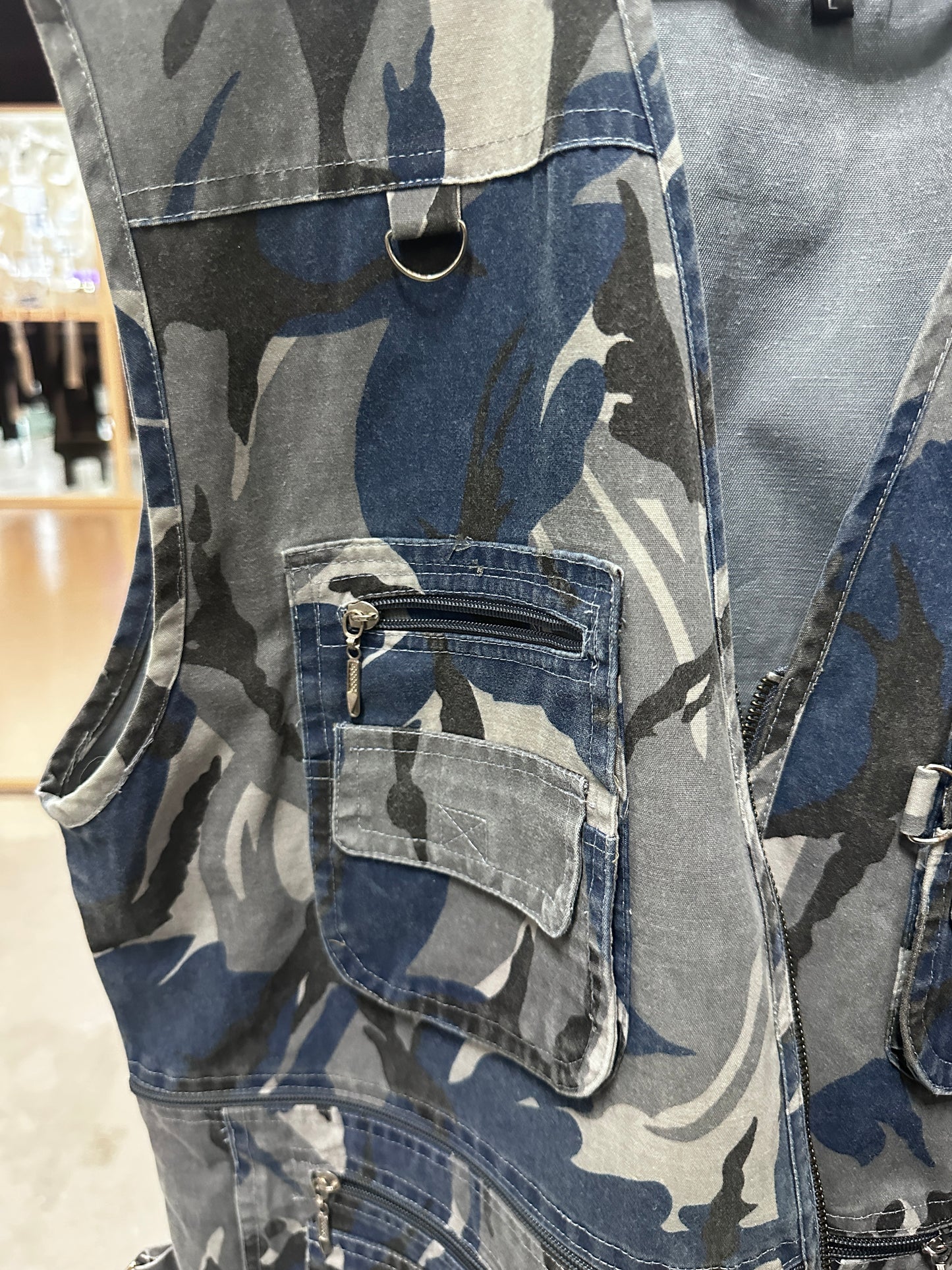 Army blue vest