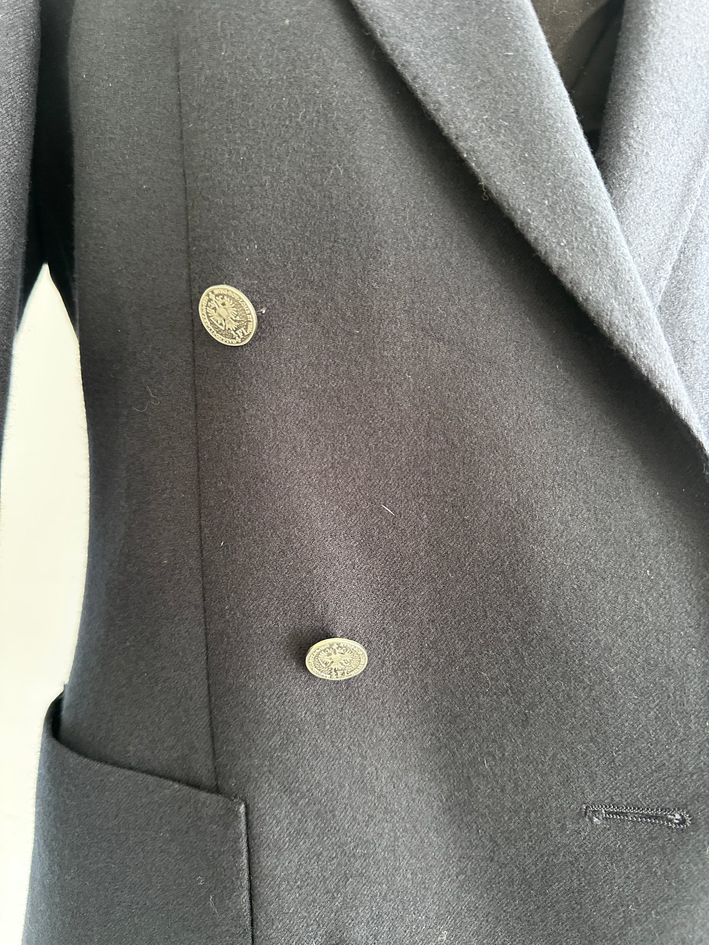 Vintage oversized blazer dark blue