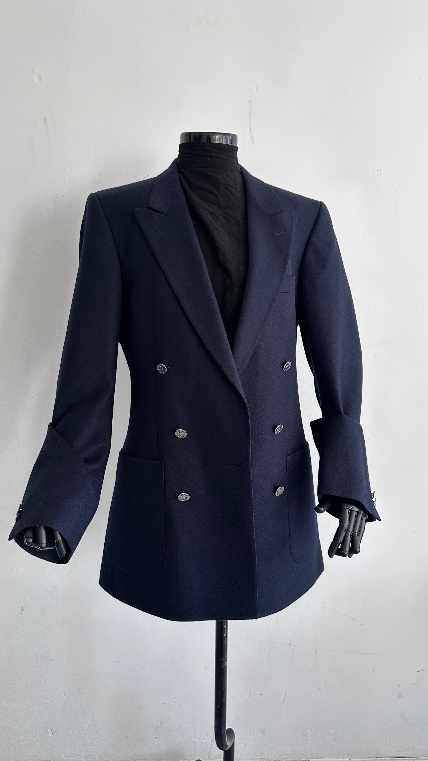 Vintage oversized blazer dark blue