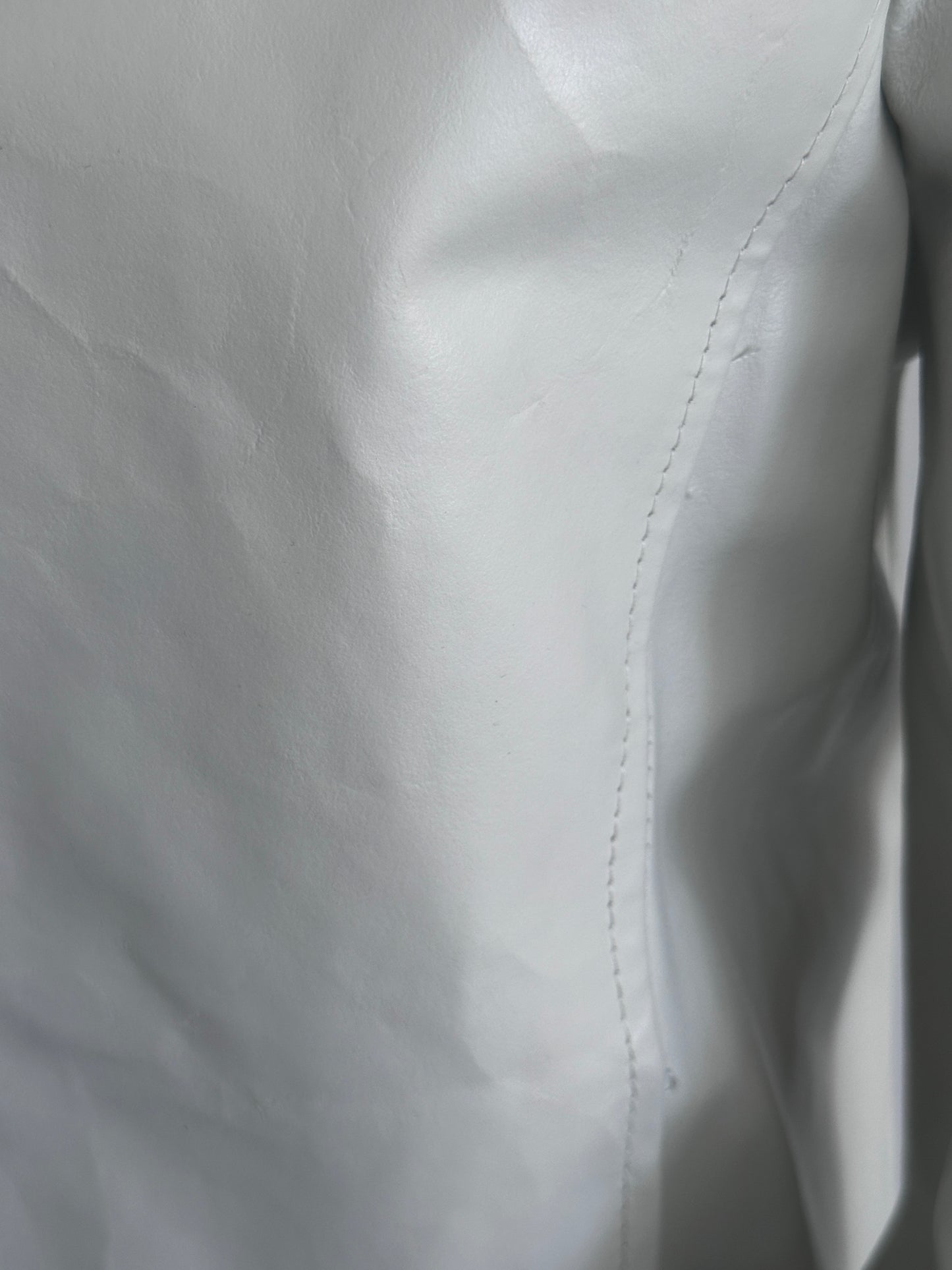 White leather jacket- made in Italy