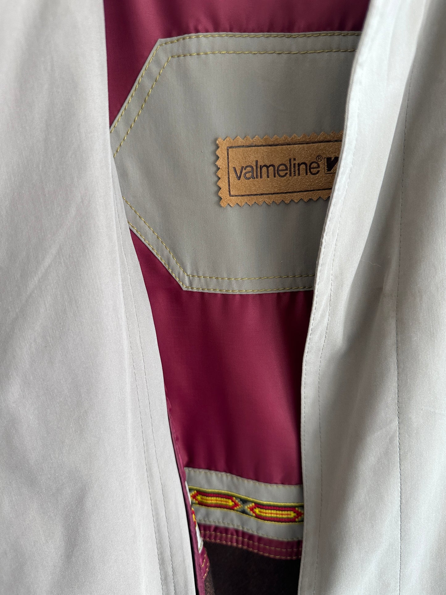 Vintage trenchcoat grijs