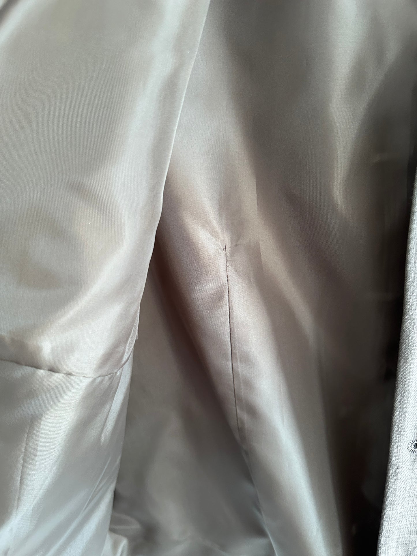 Vintage gilet taupe