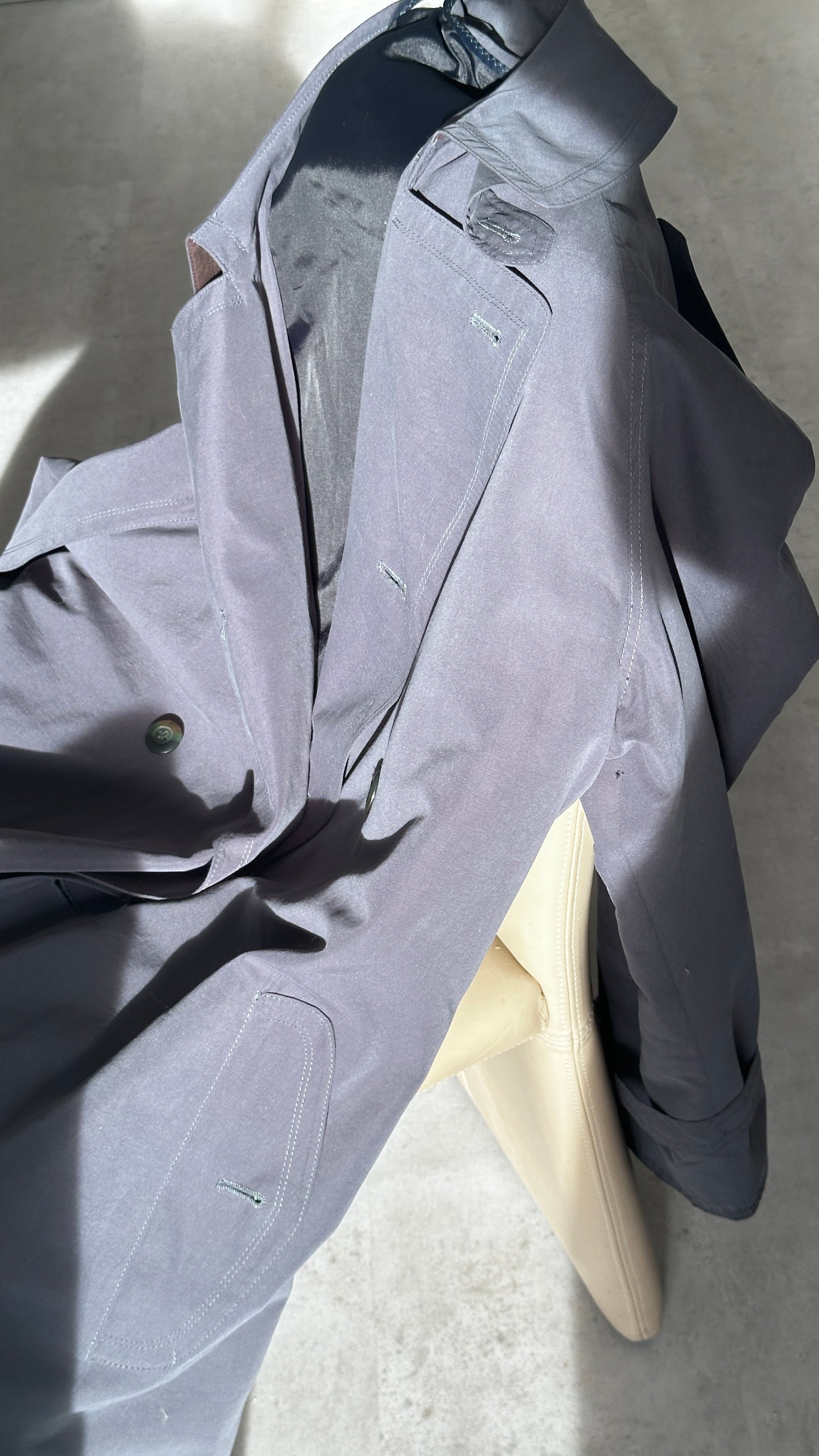 Vintage trenchcoat soft blue