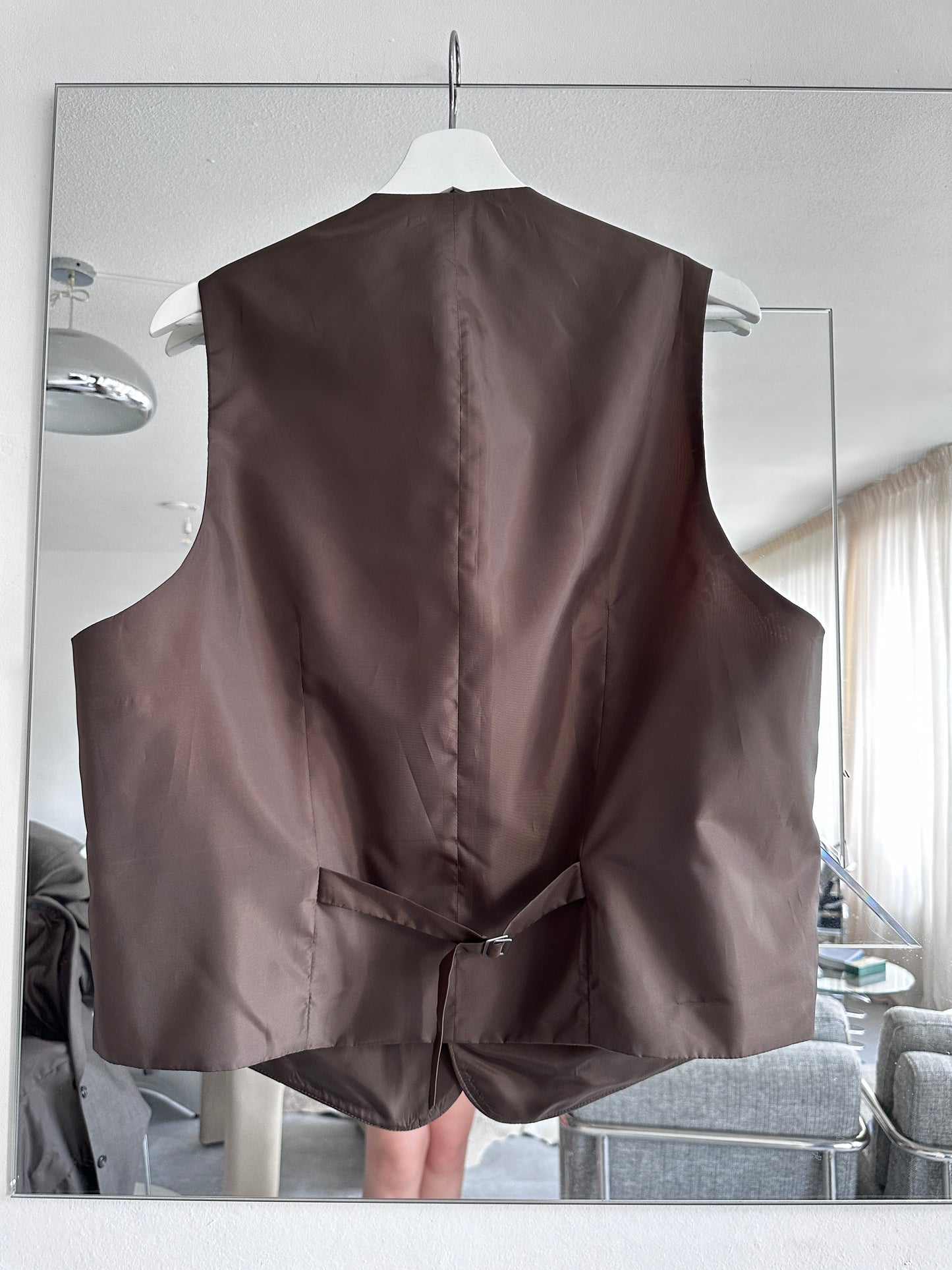 Vintage gilet taupe