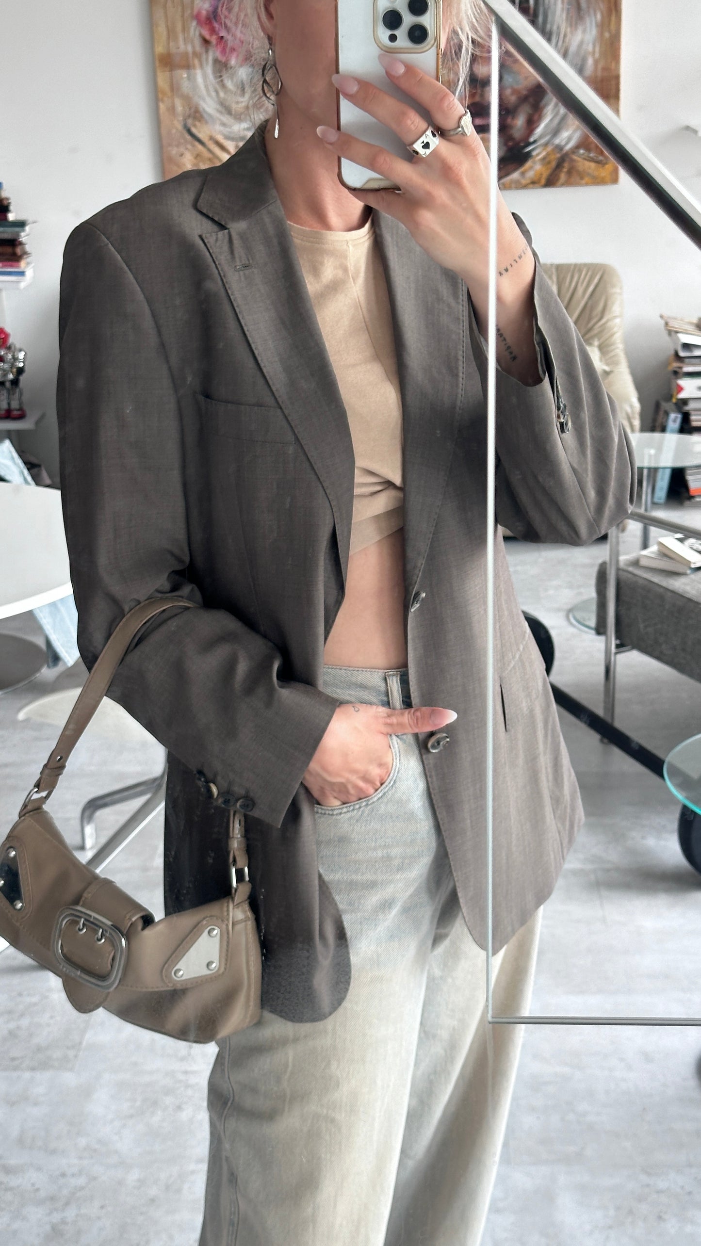 Hugo Boss blazer taupe
