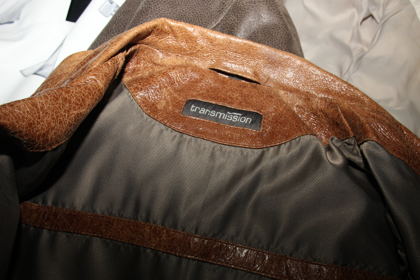 Leather look blazer / jacket