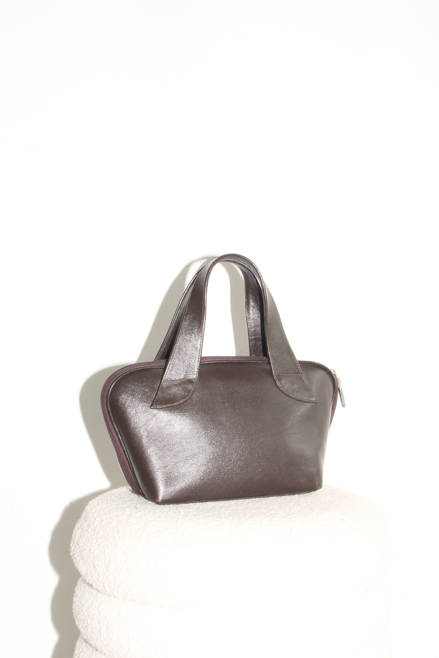 Vintage bruine design handtas