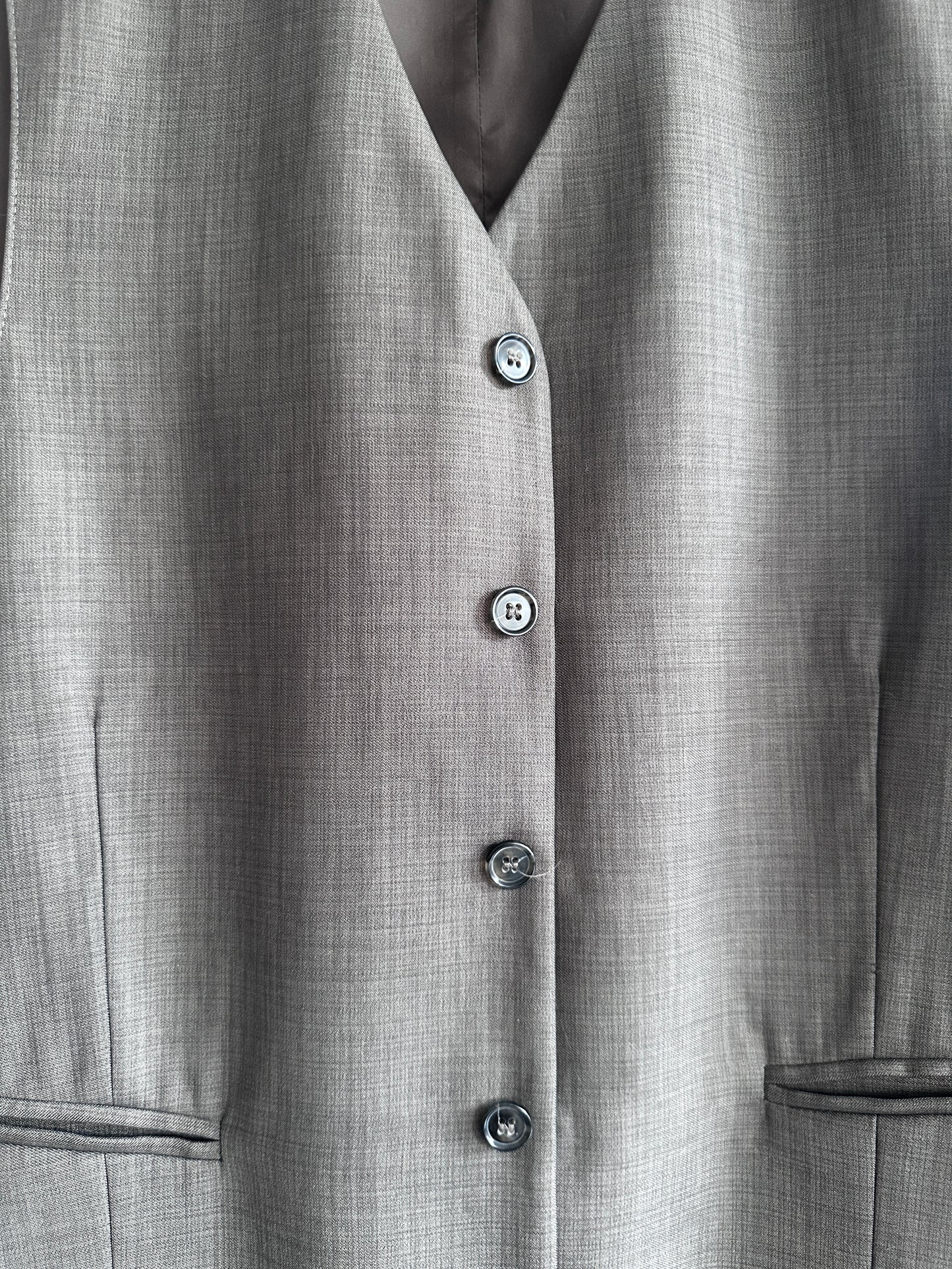Vintage gilet taupe