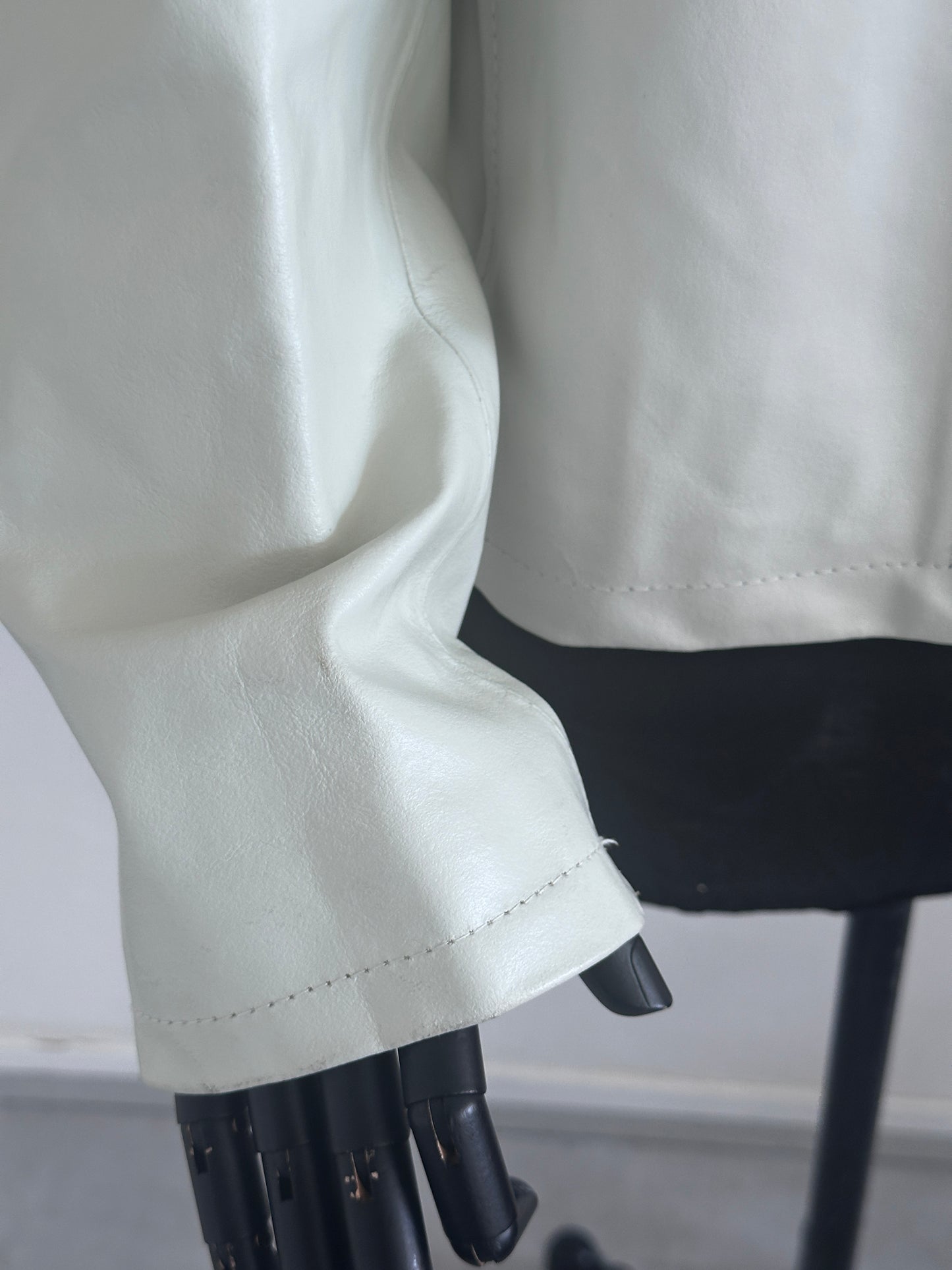 White leather jacket- made in Italy
