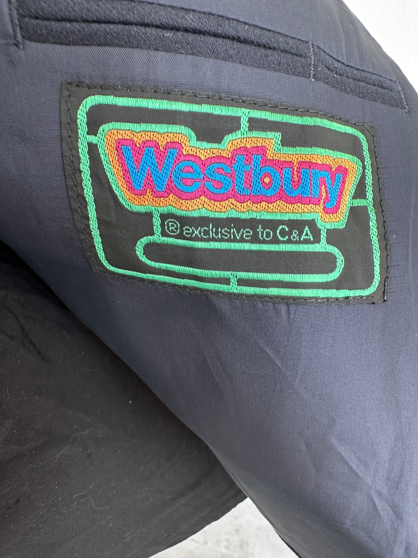 Vintage oversized blazer dark blue