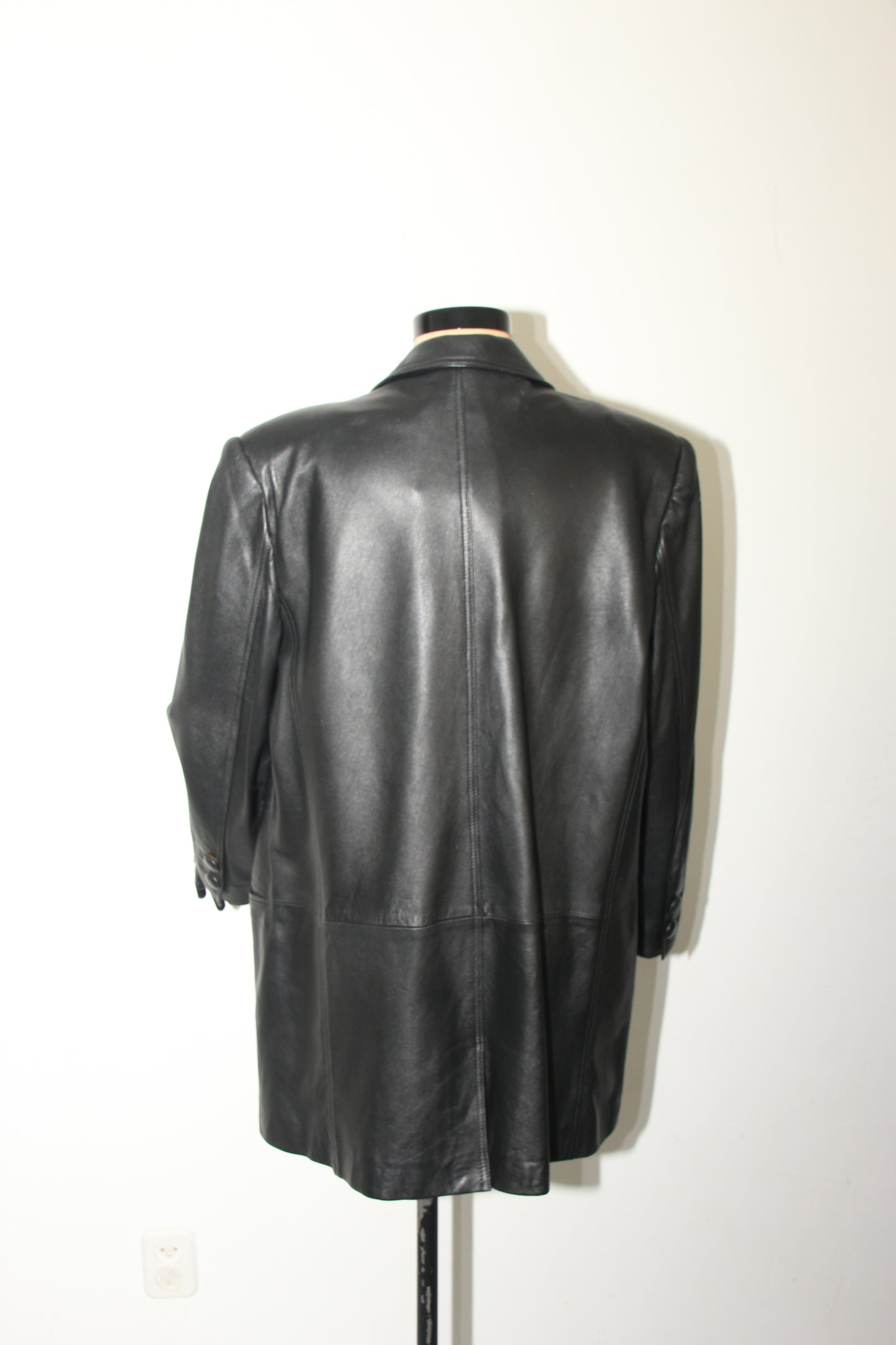Charming vintage leather blazer