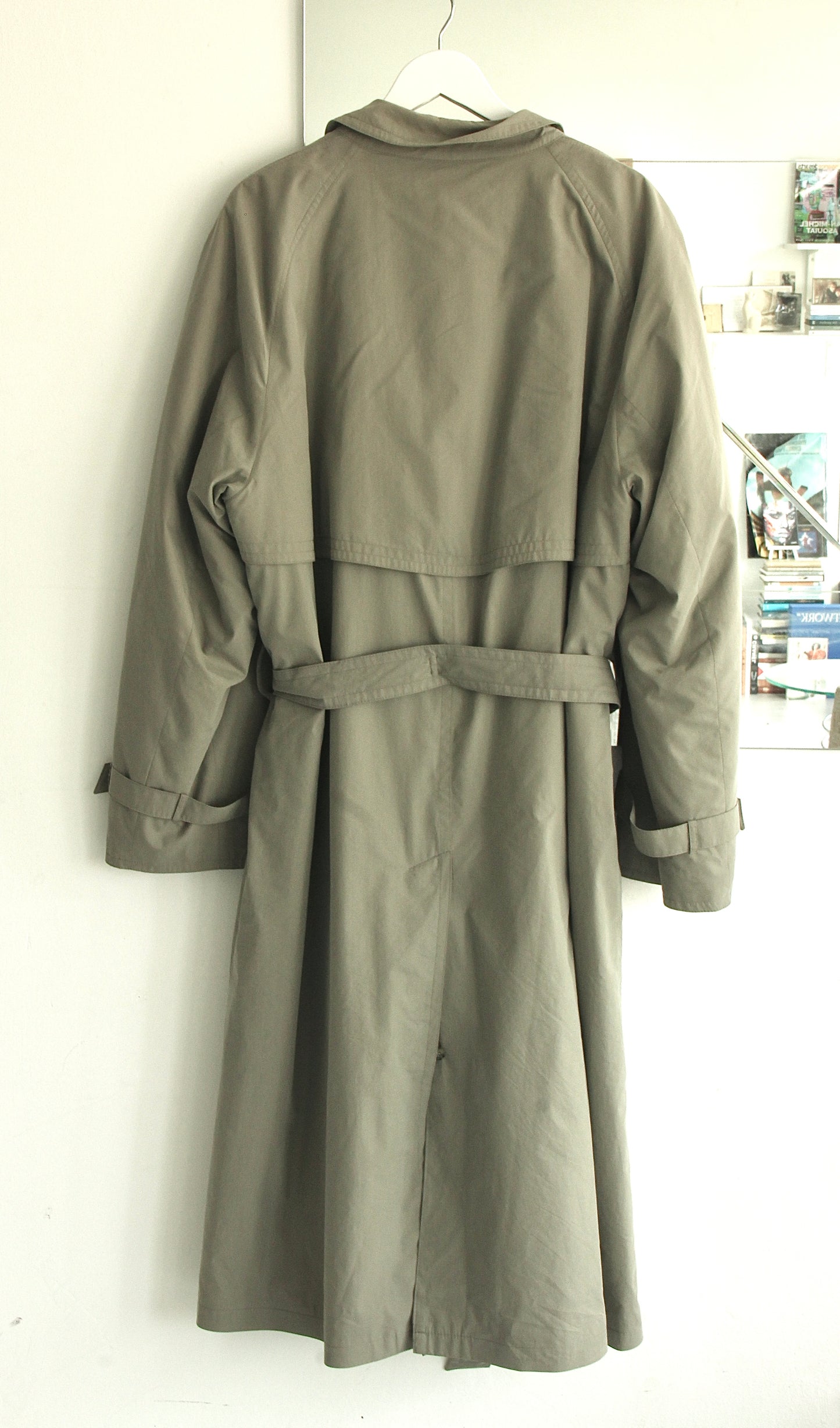 Vintage trenchcoat grijs