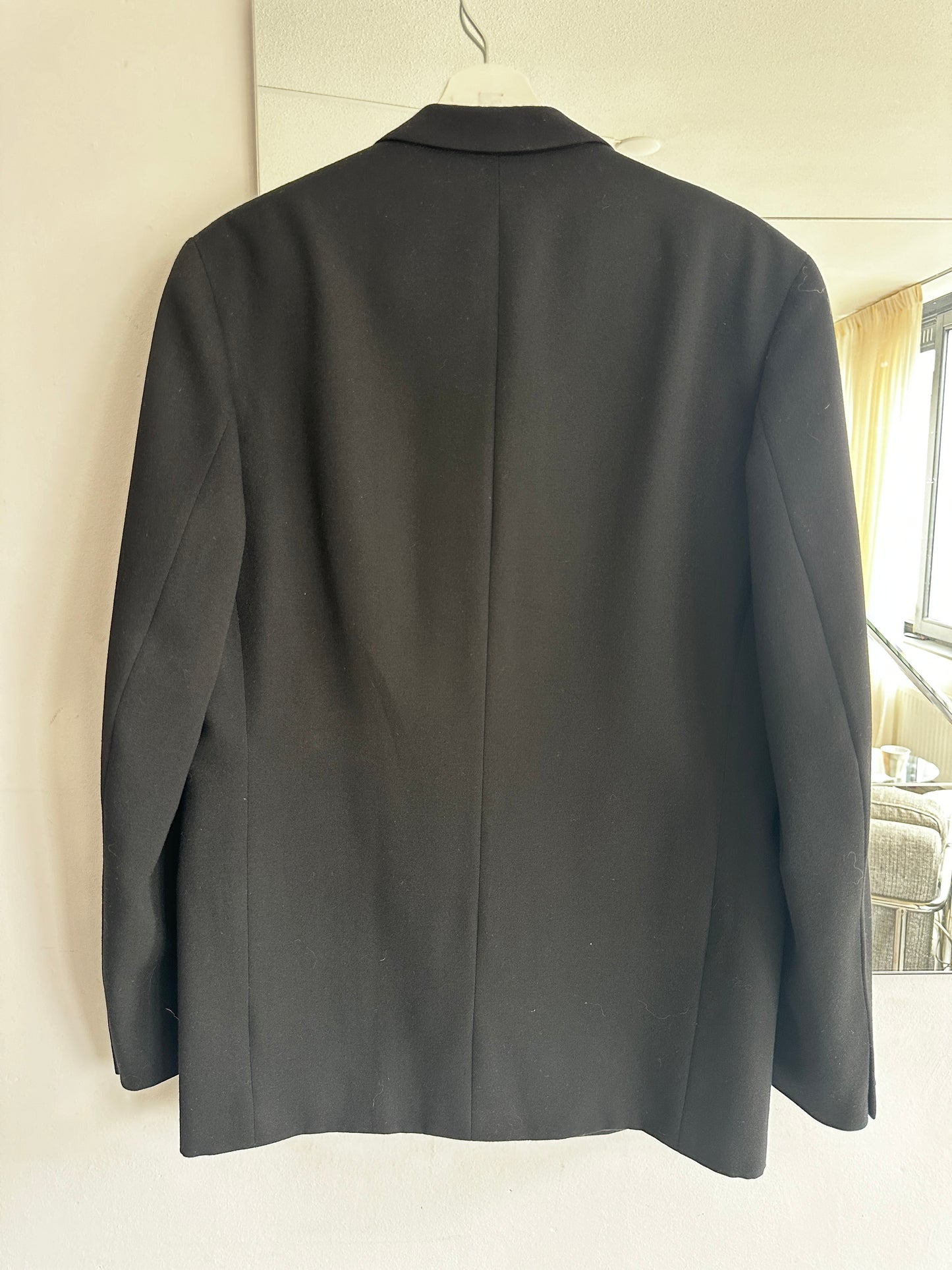 Zwarte vintage blazer