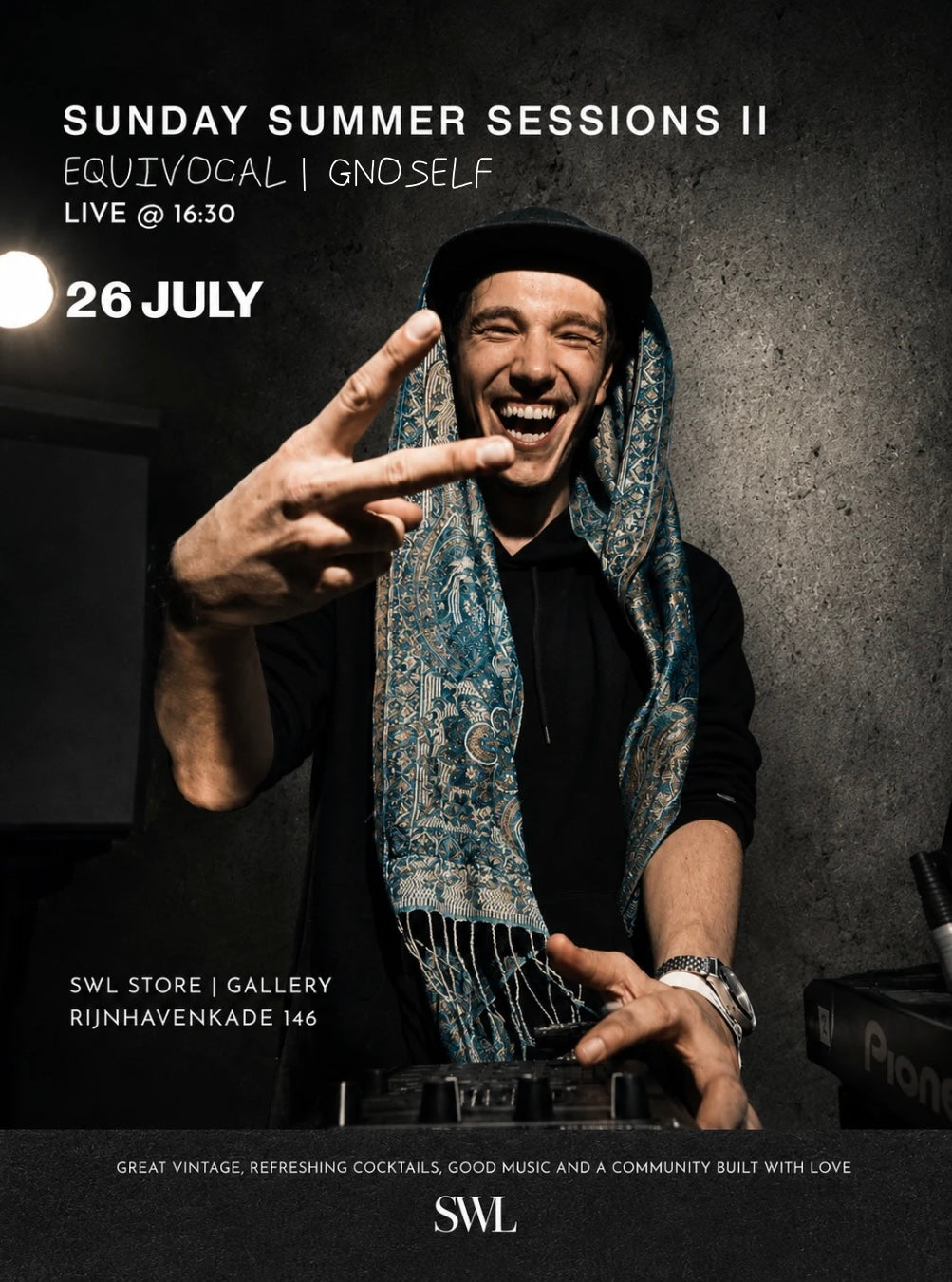 Sunday Summer Sessions #2 with live music by Equivocal | Gnoself & Skip SItton