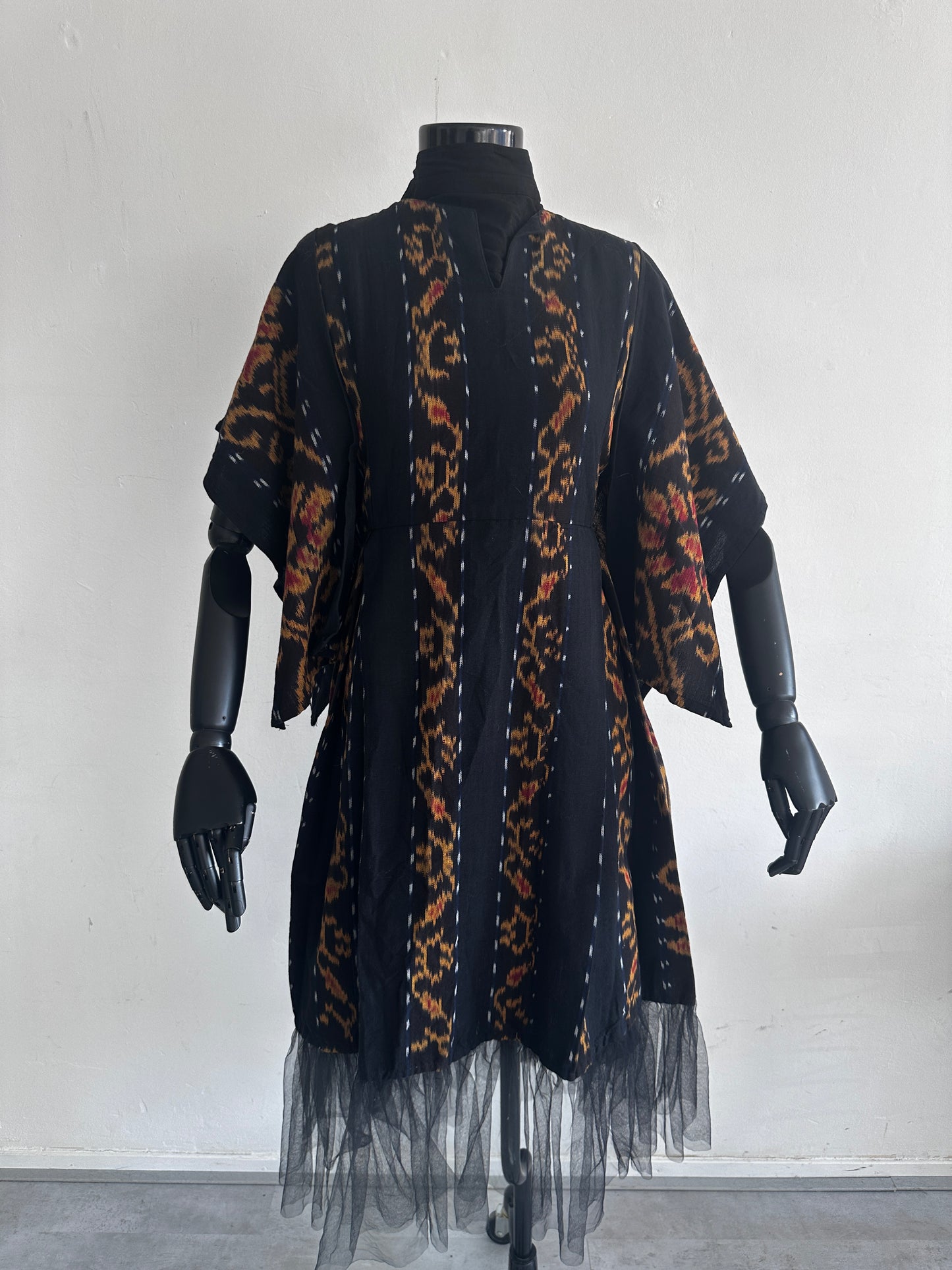 Vintage linnen printed dress