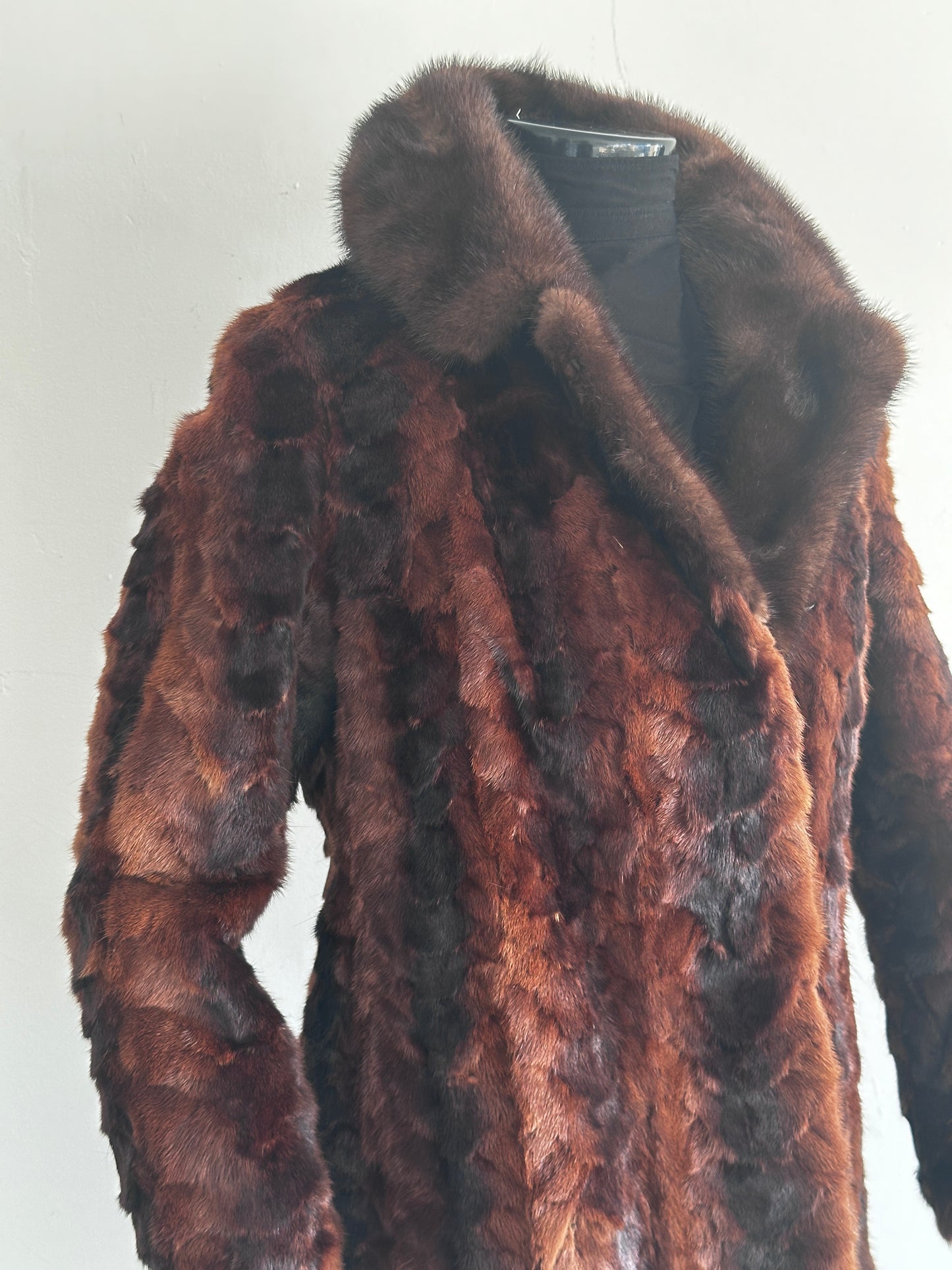 Vintage brown fur coat