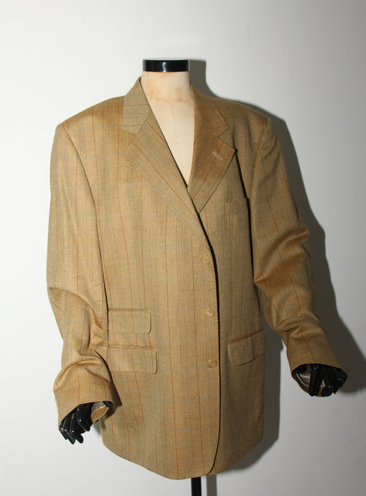 Vintage blazer silk/wool mid