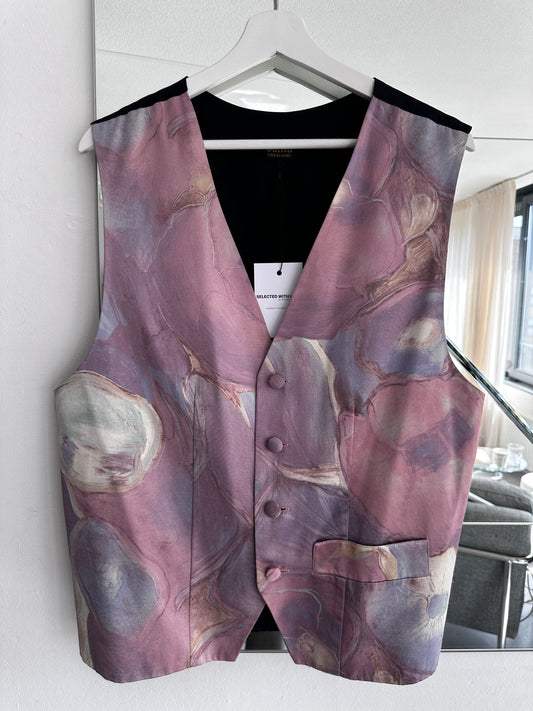 Vintage gilet pastel