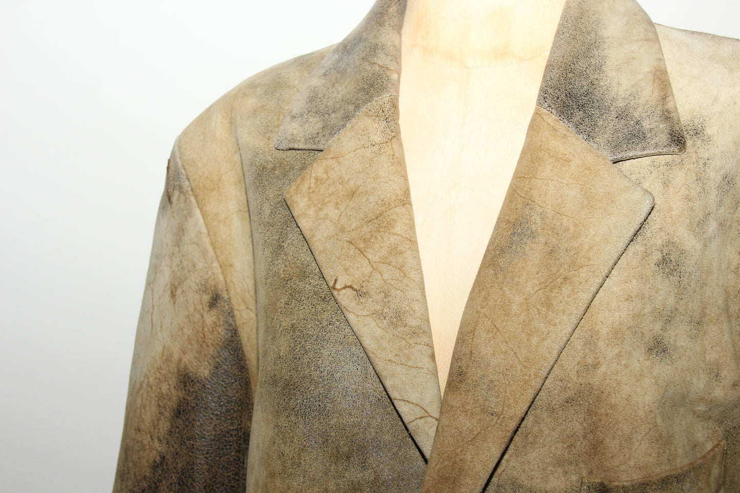 Rare vintage leather blazer