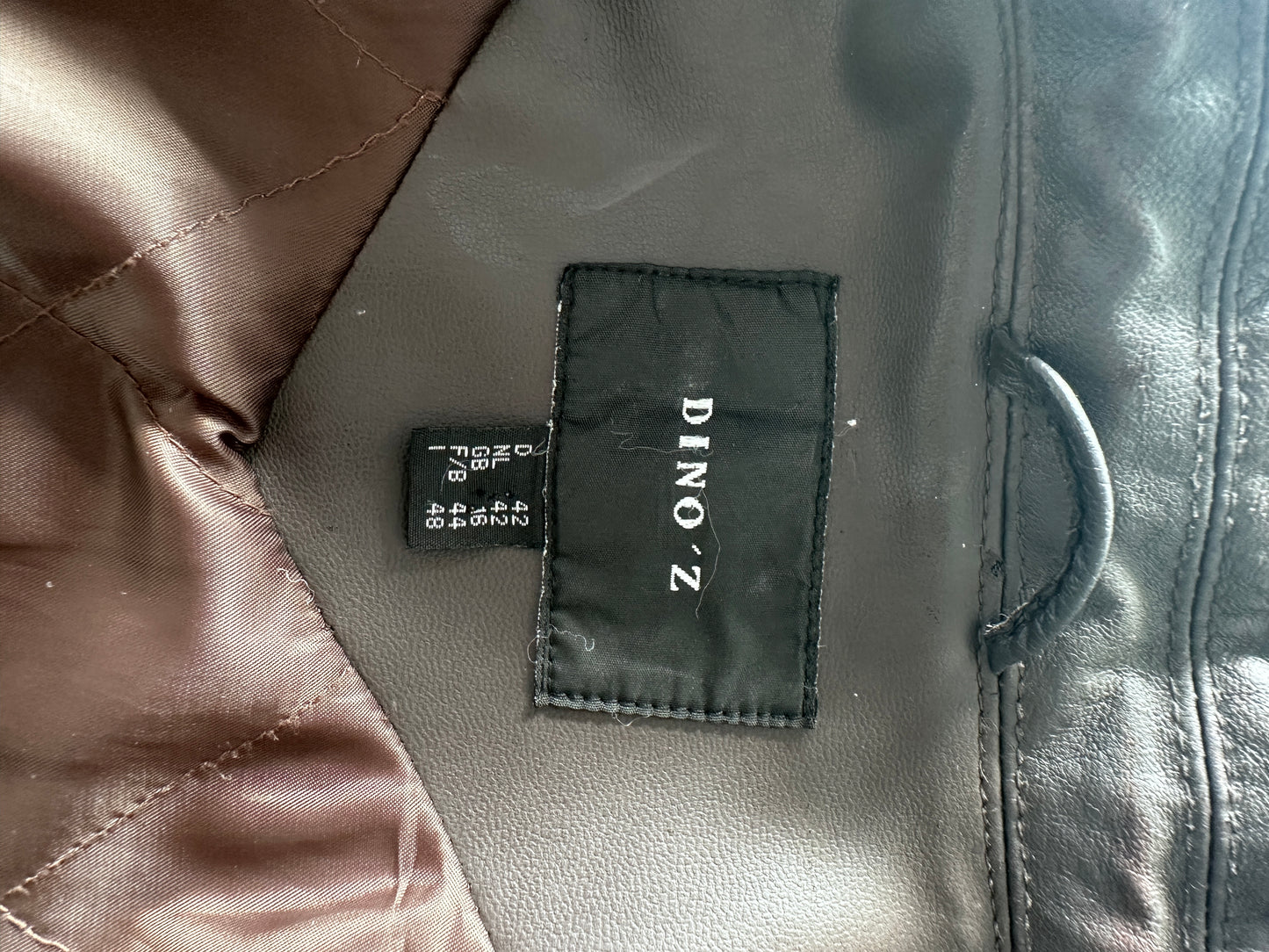 Dino’z vintage coat brown leather