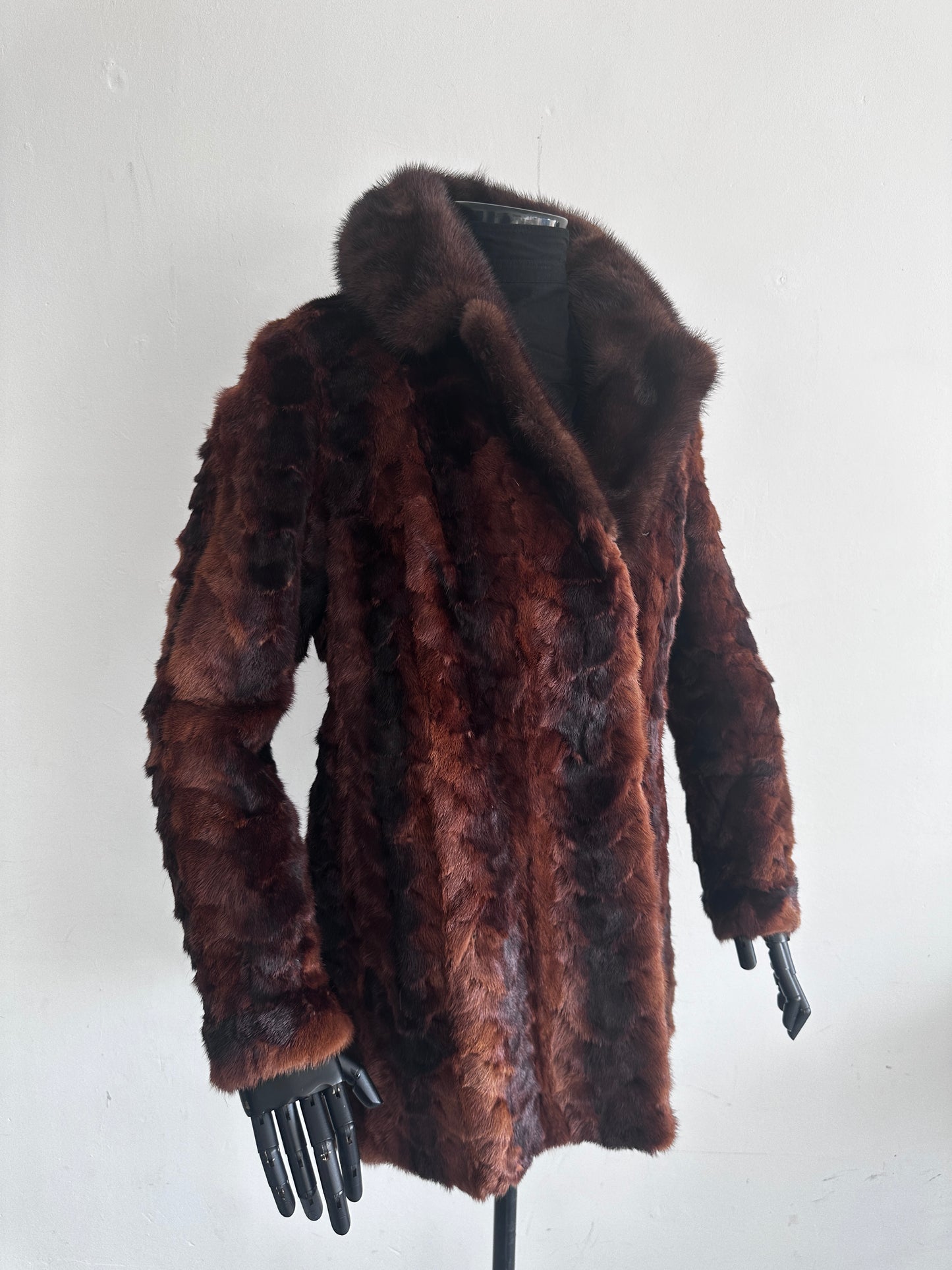 Vintage brown fur coat