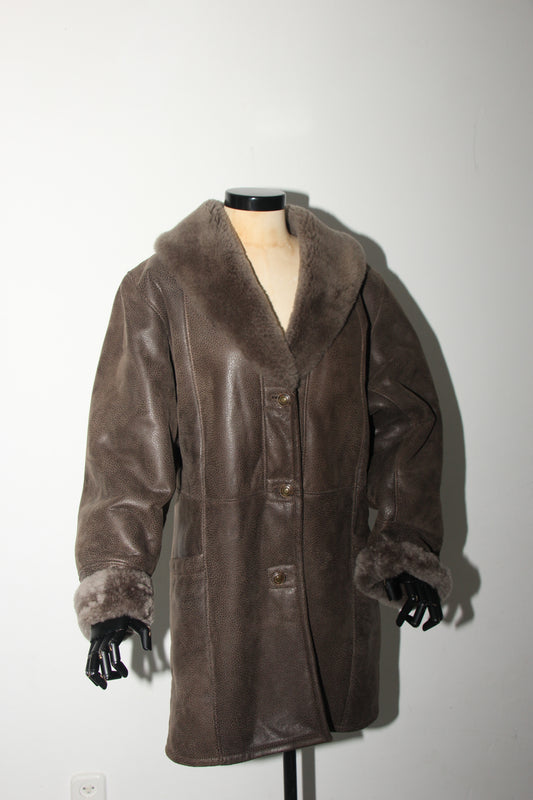 Lammy coat grey