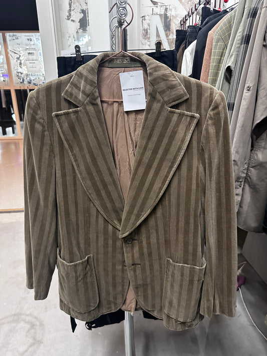 Vintage blazer streep