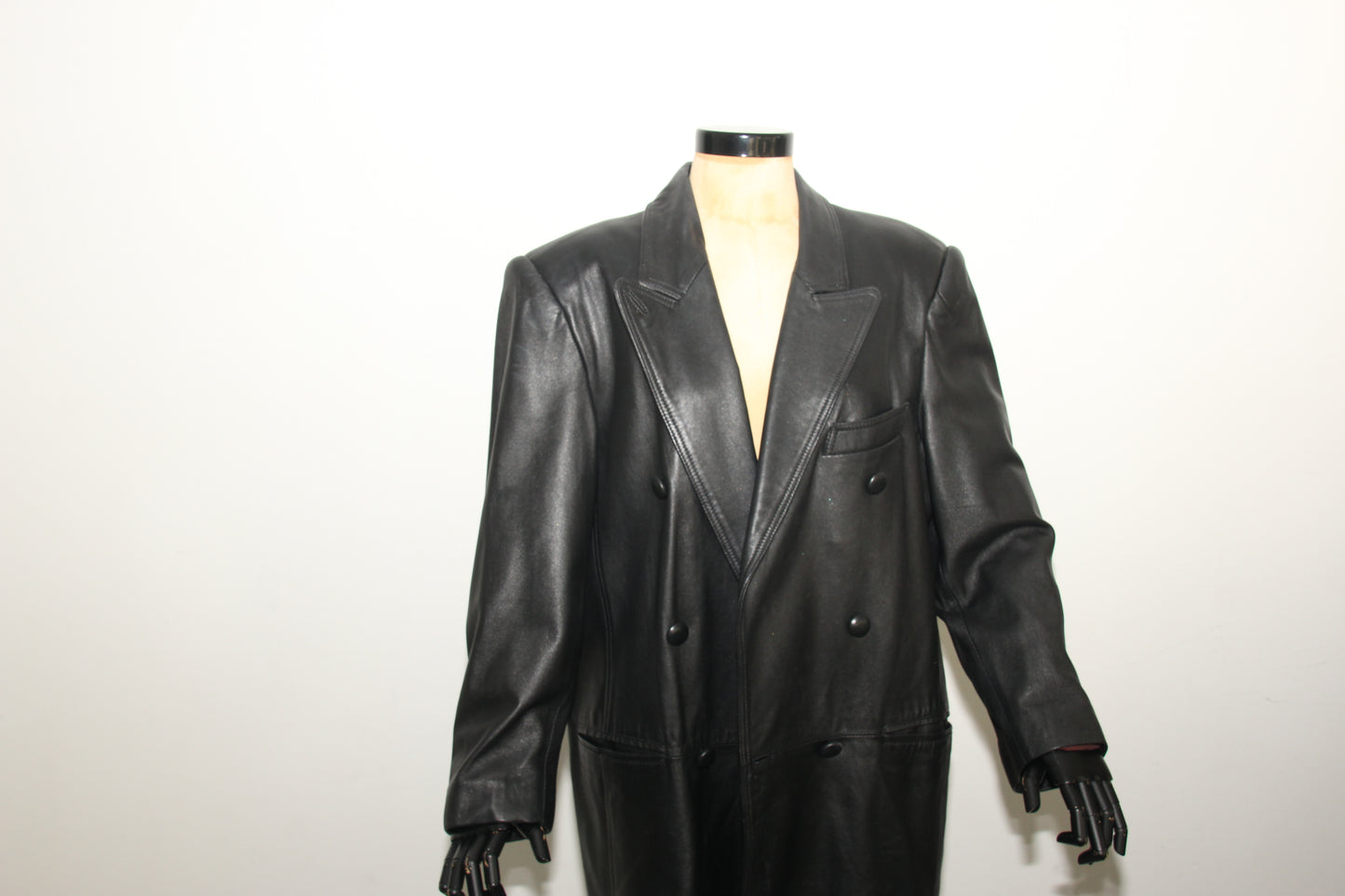 Charming vintage leather blazer