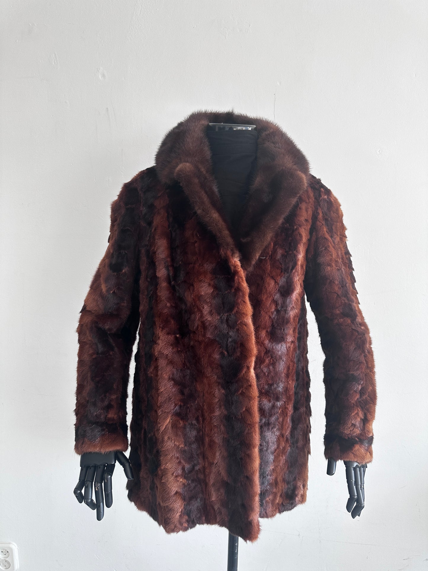 Vintage brown fur coat