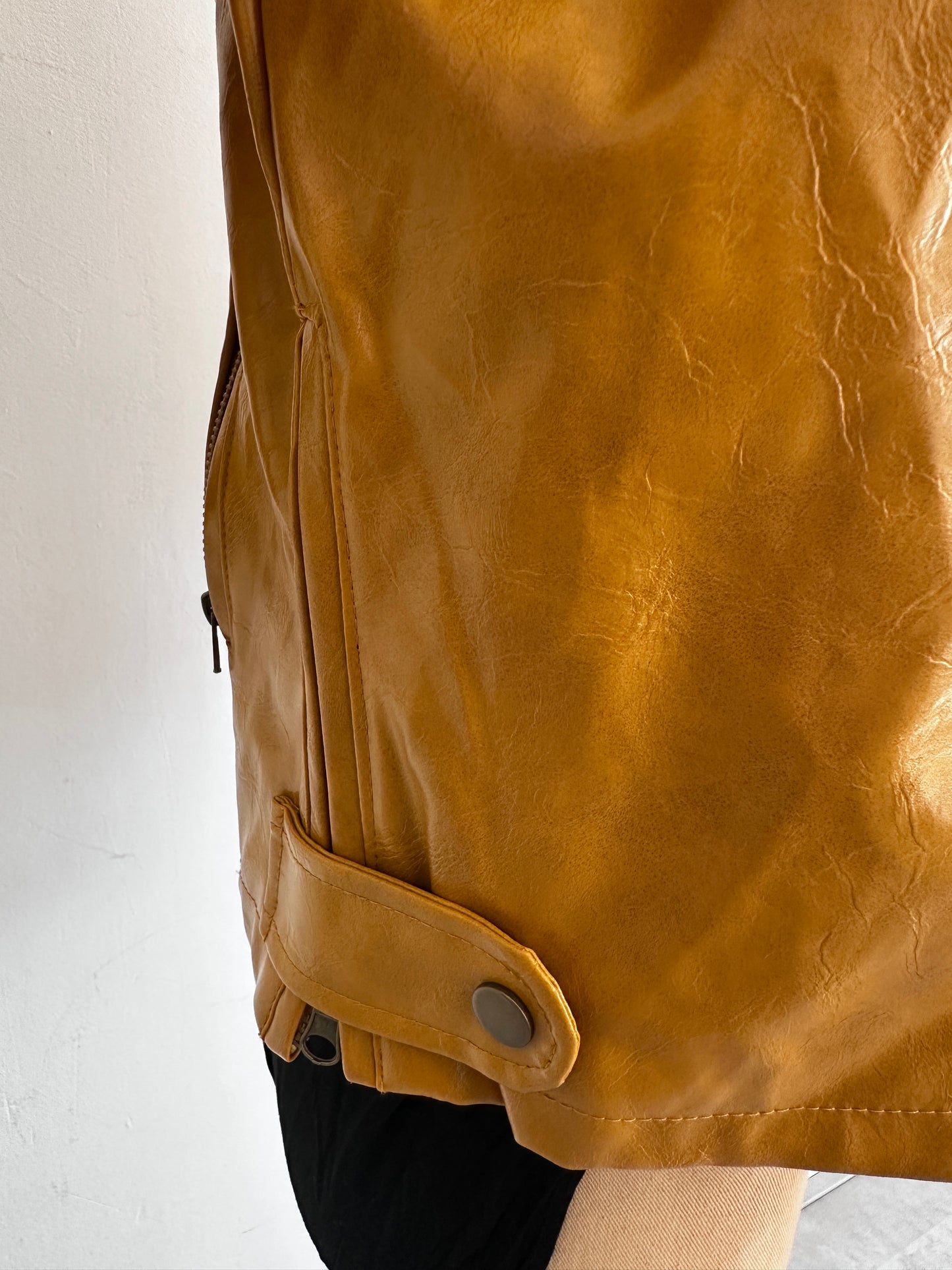 Vintage mustard motorjacket