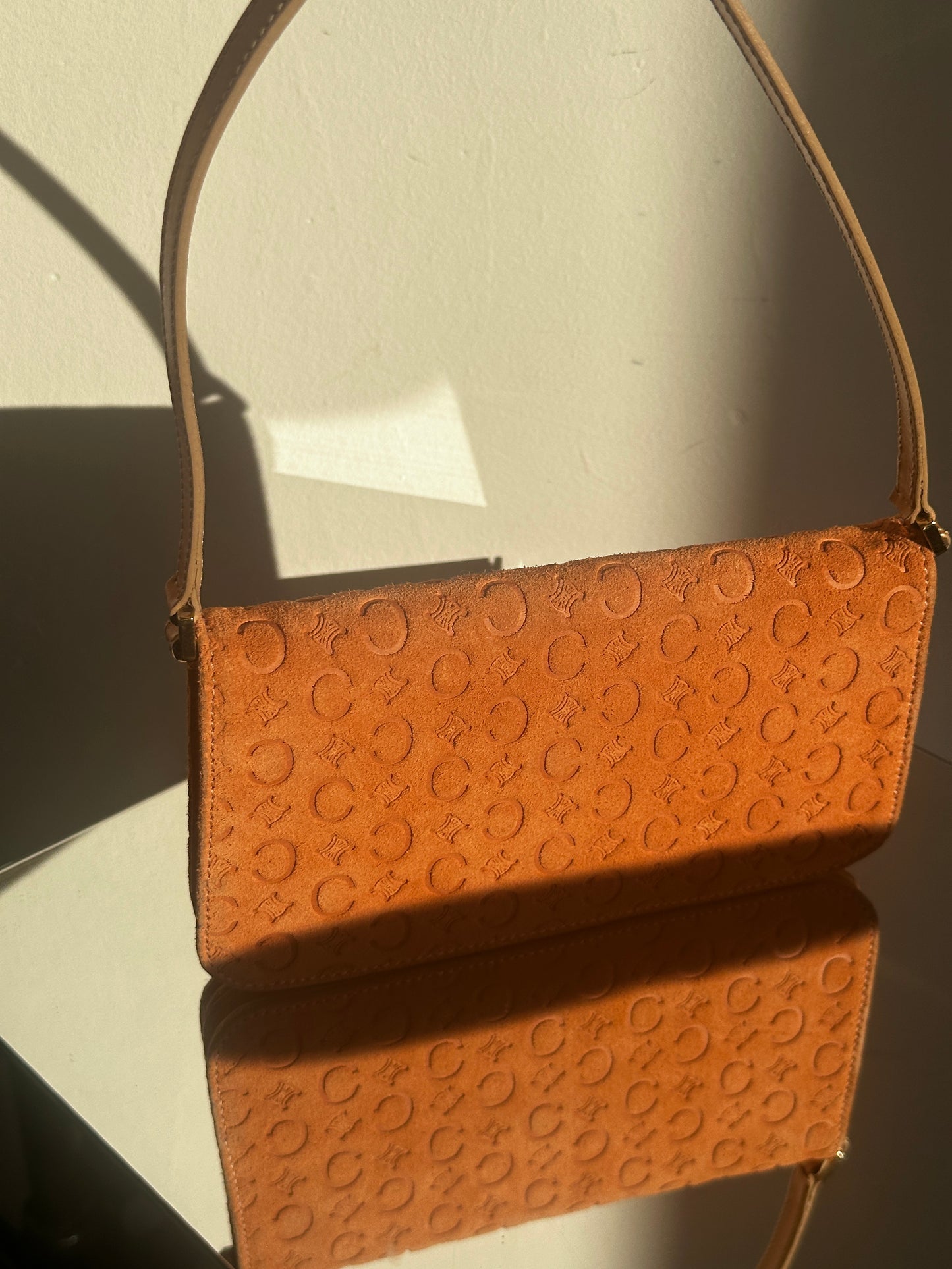 Vintage Celine monogram shoulder bag