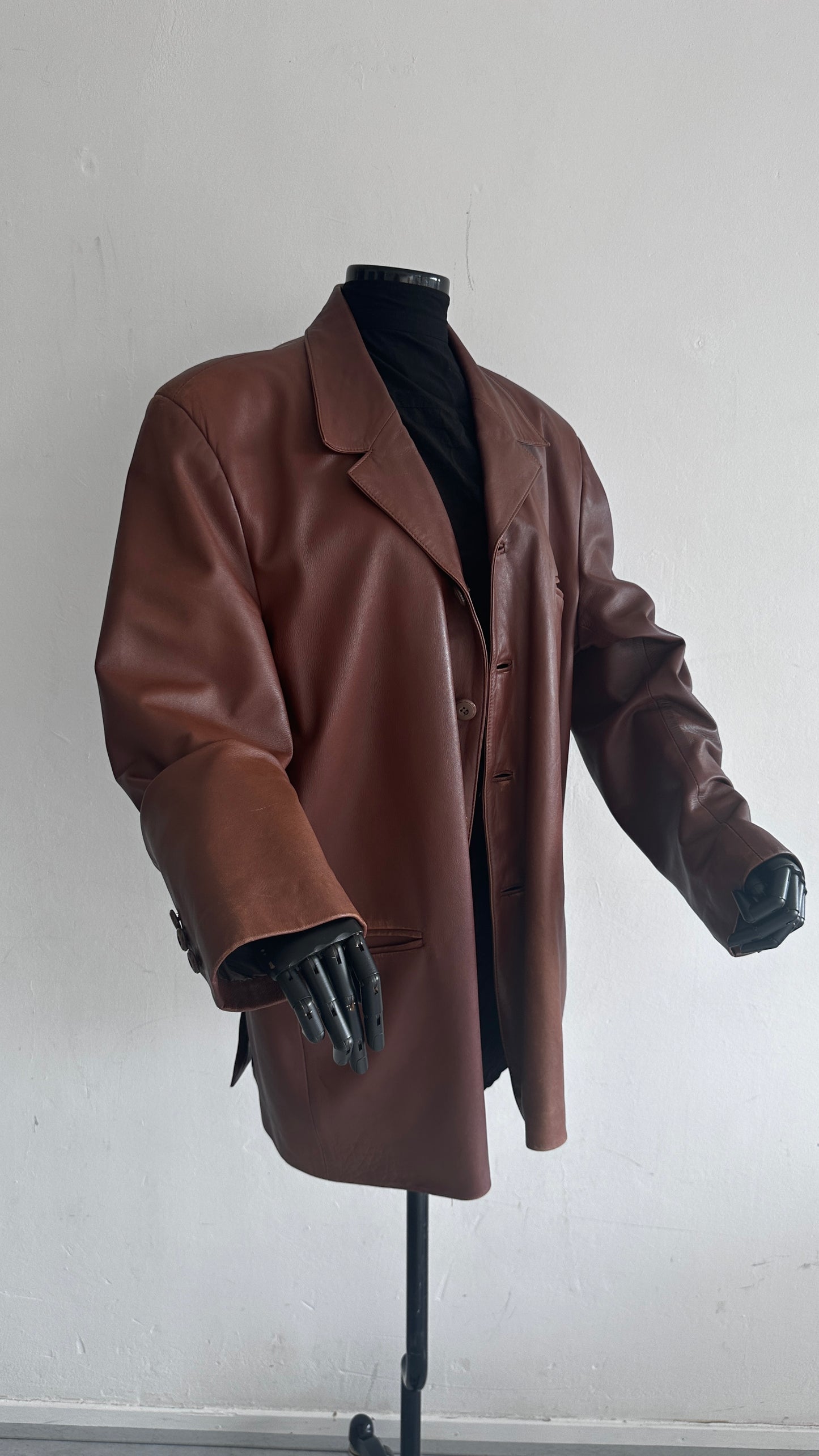 Vintage brown oversized blazer