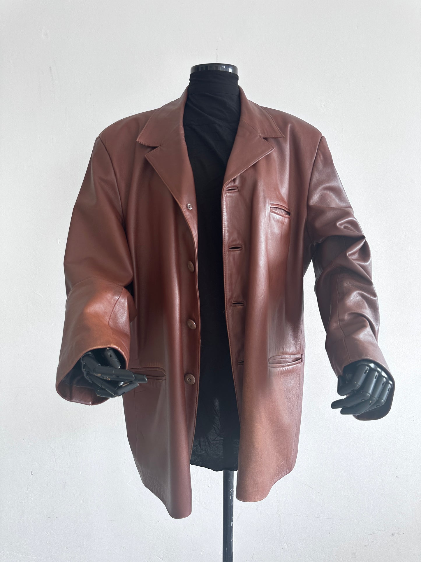 Vintage brown oversized blazer