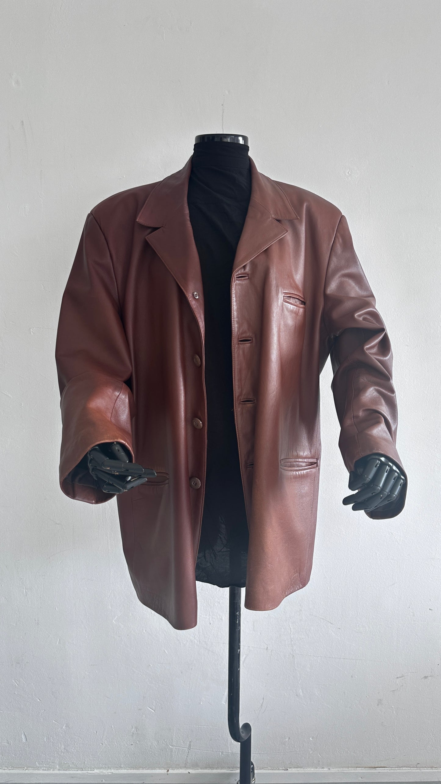 Vintage brown oversized blazer