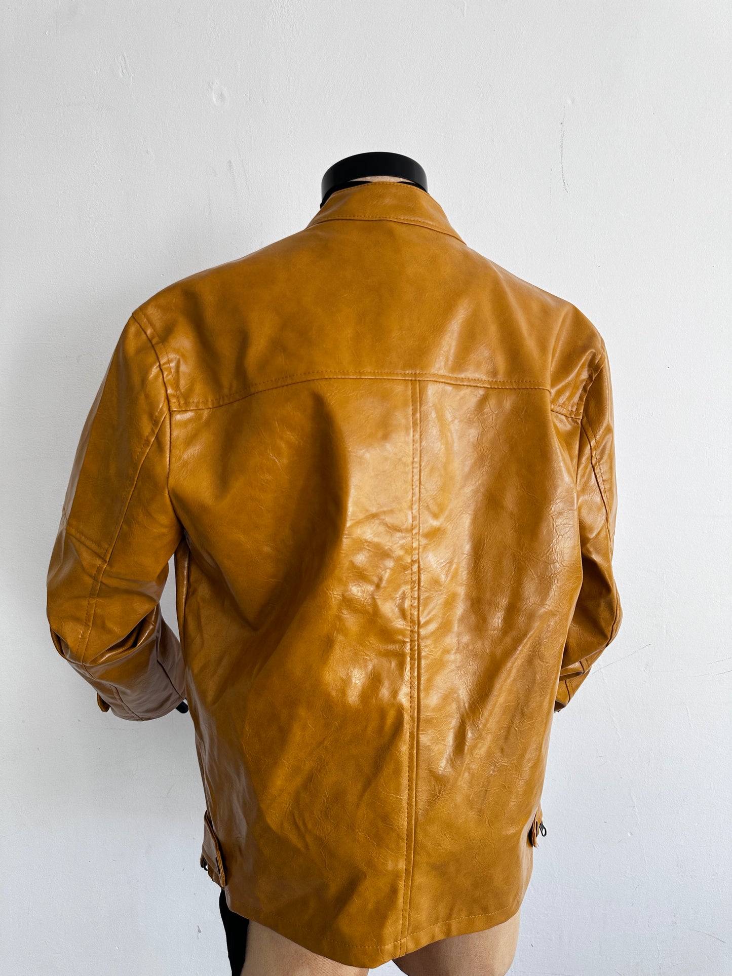 Vintage mustard motorjacket