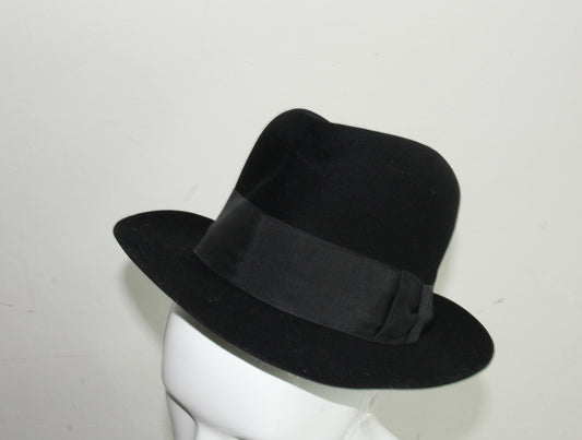 Vintage hoed zwart