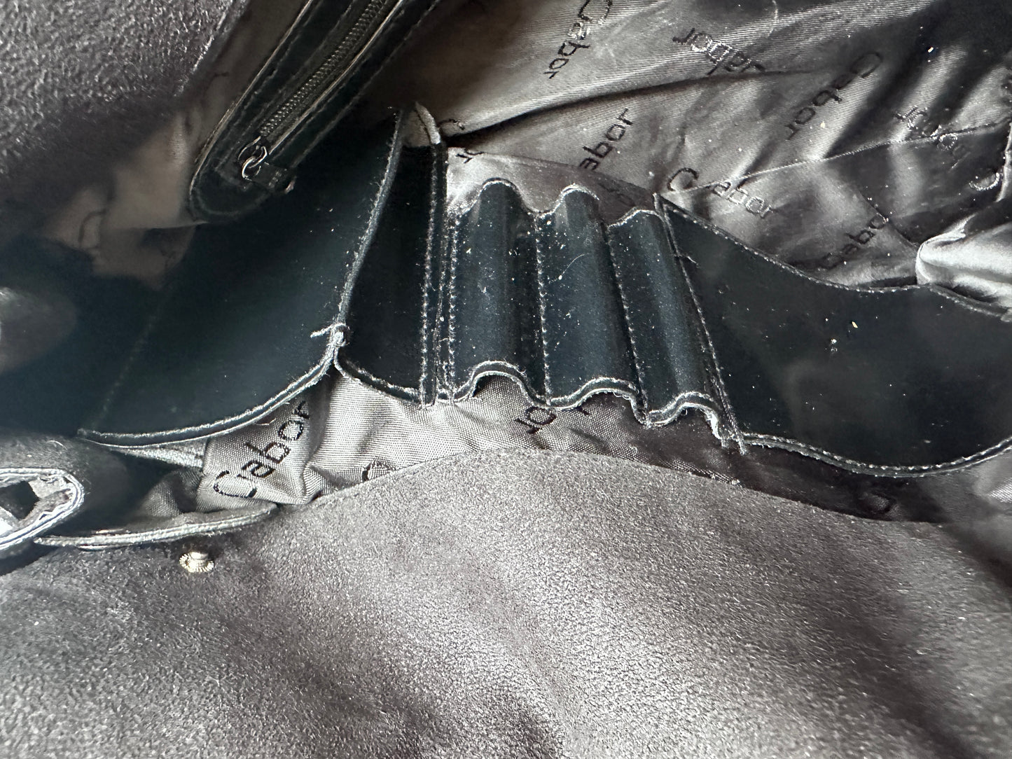 Suede leren tas Gabor