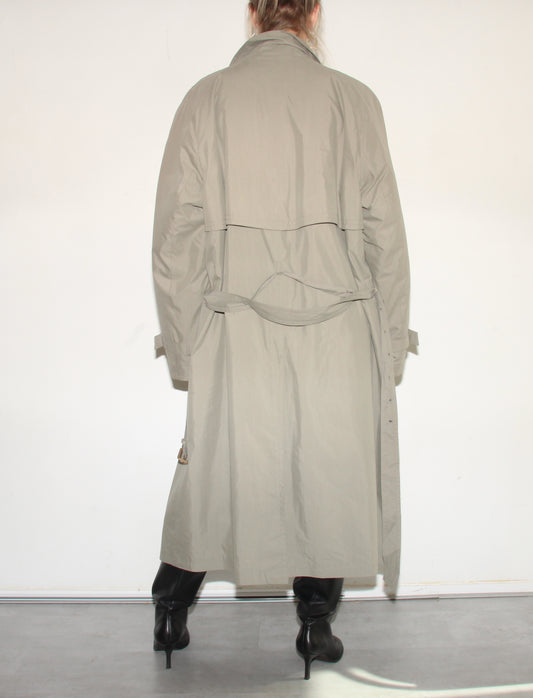 Vintage trenchcoat grijs