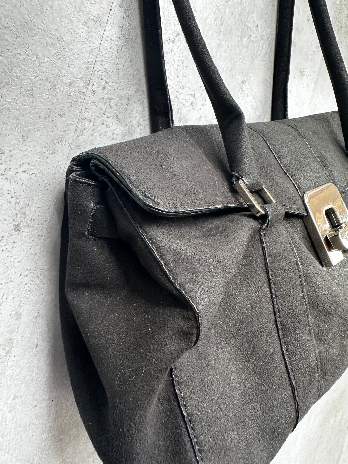 Suede leren tas Gabor