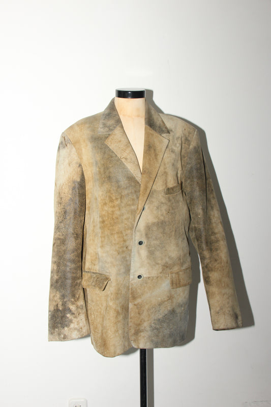 Rare vintage leather blazer