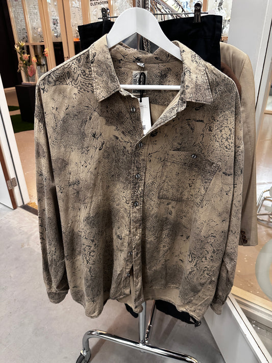 Vintage printed blouse