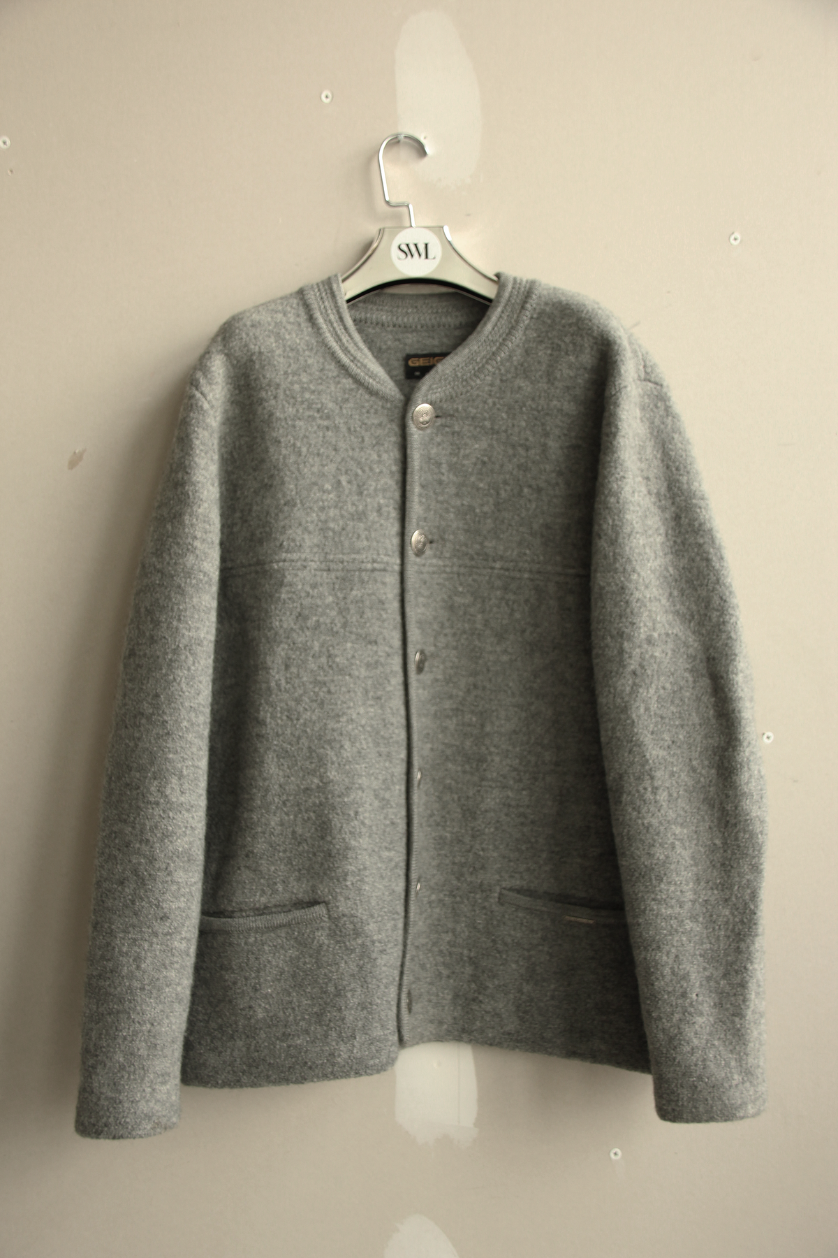 Geiger Grey Cardigan Jacket