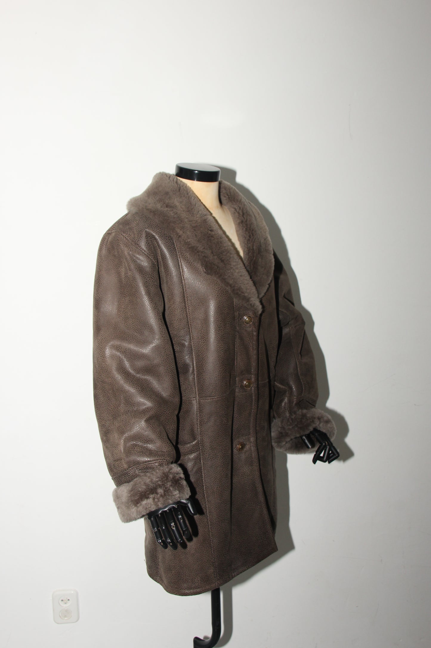 Lammy coat grey