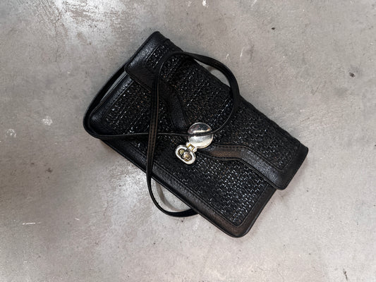 Leather bag black