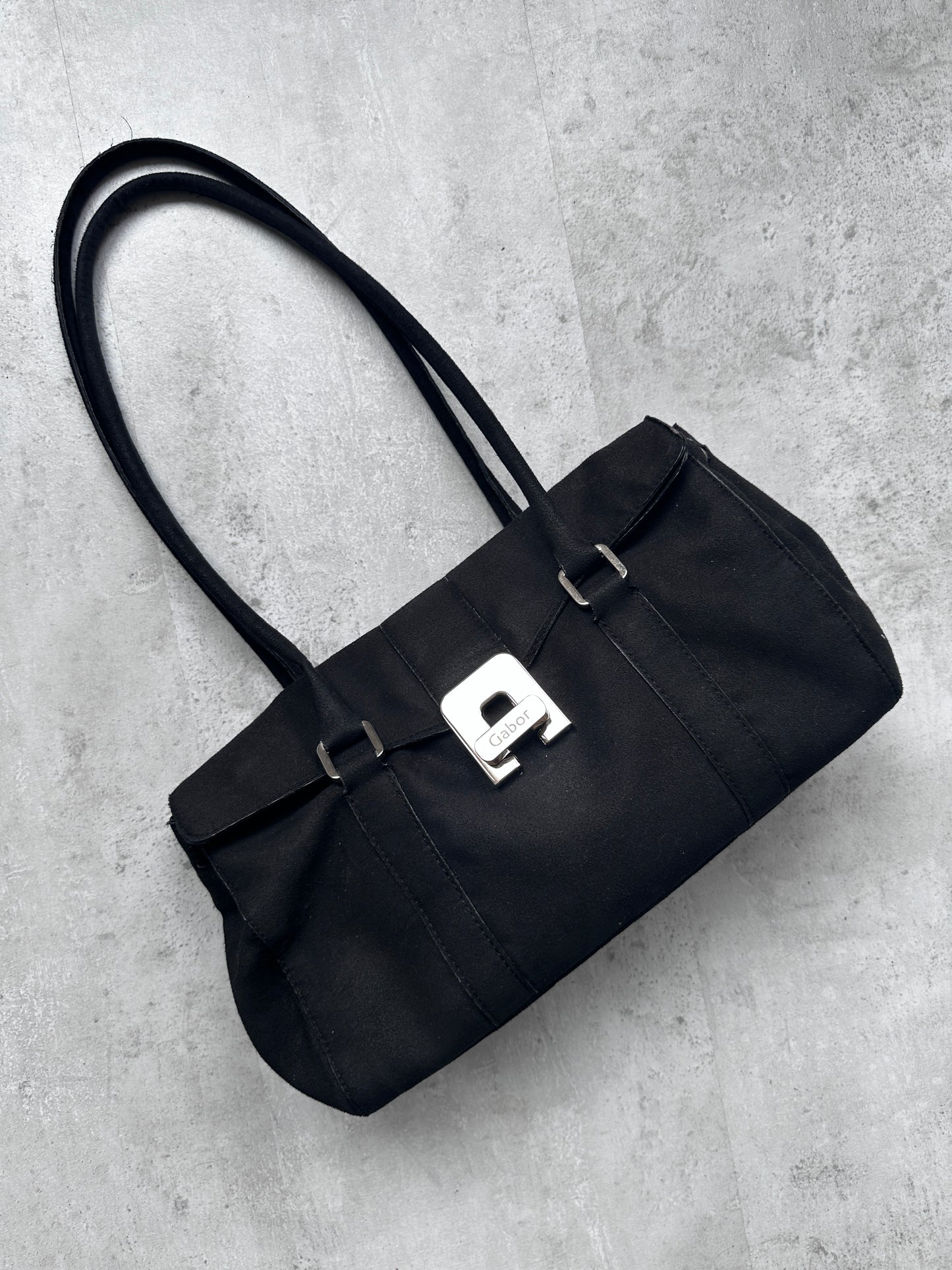 Suede leren tas Gabor